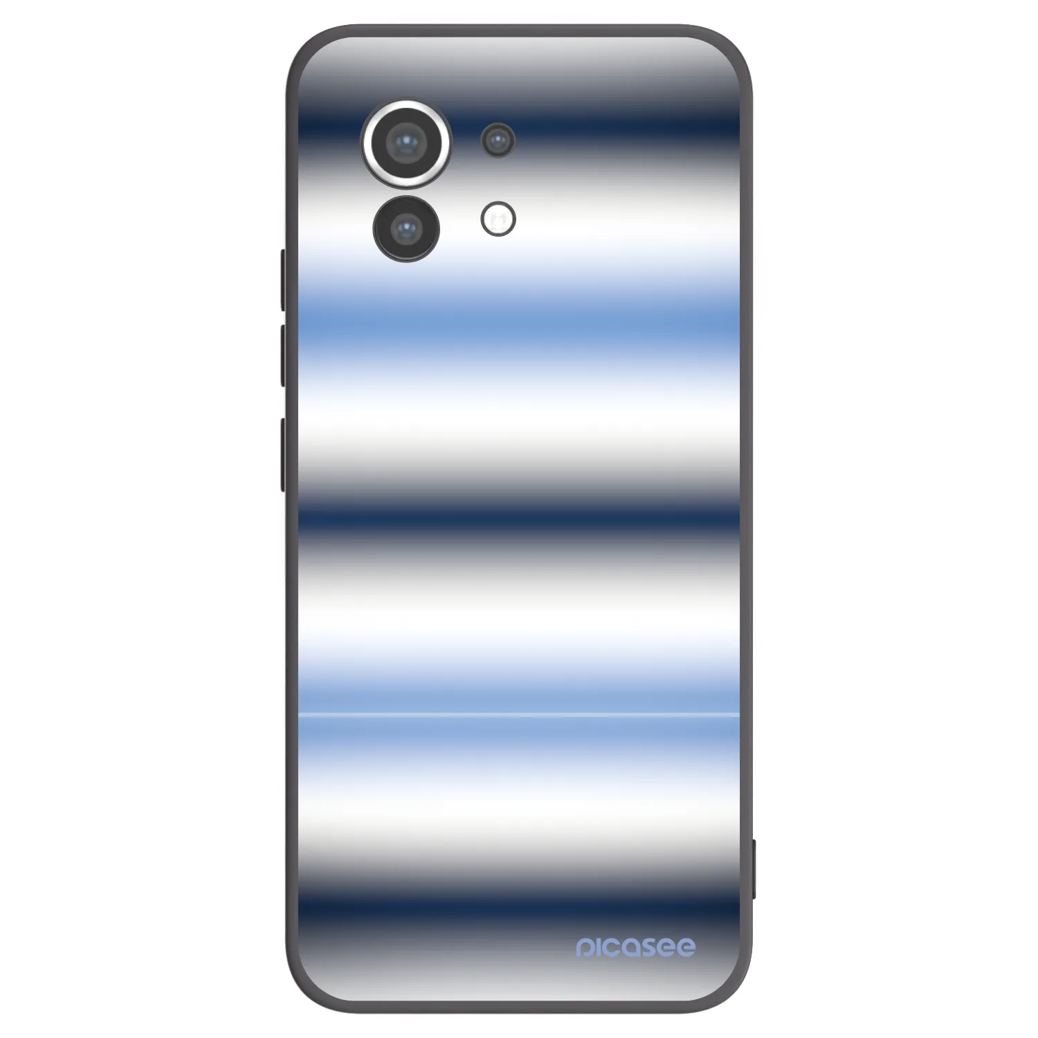 Picasee silikonski črni ovitek za Xiaomi Mi 11 - Static Lines