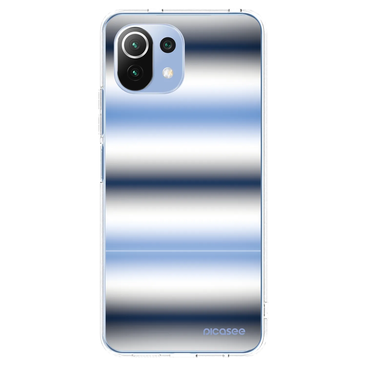 Picasee silikonski prozorni ovitek za Xiaomi Mi 11 Lite - Static Lines