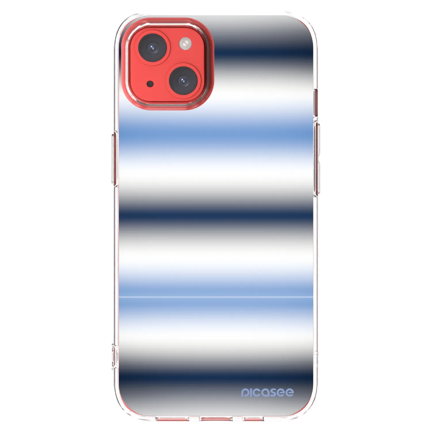 Picasee silikonski prozorni ovitek za Apple iPhone 13 - Static Lines