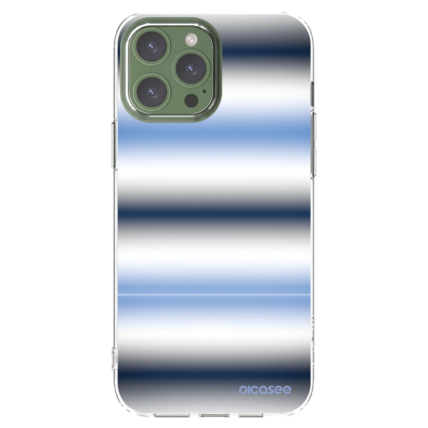Picasee silikonski prozorni ovitek za Apple iPhone 13 Pro Max - Static Lines