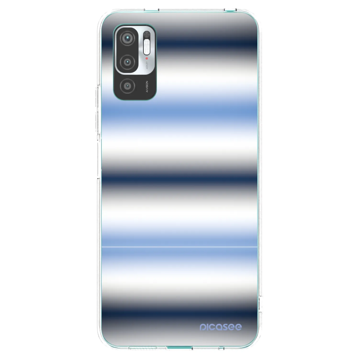 Picasee silikonski prozorni ovitek za Xiaomi Redmi Note 10 5G - Static Lines