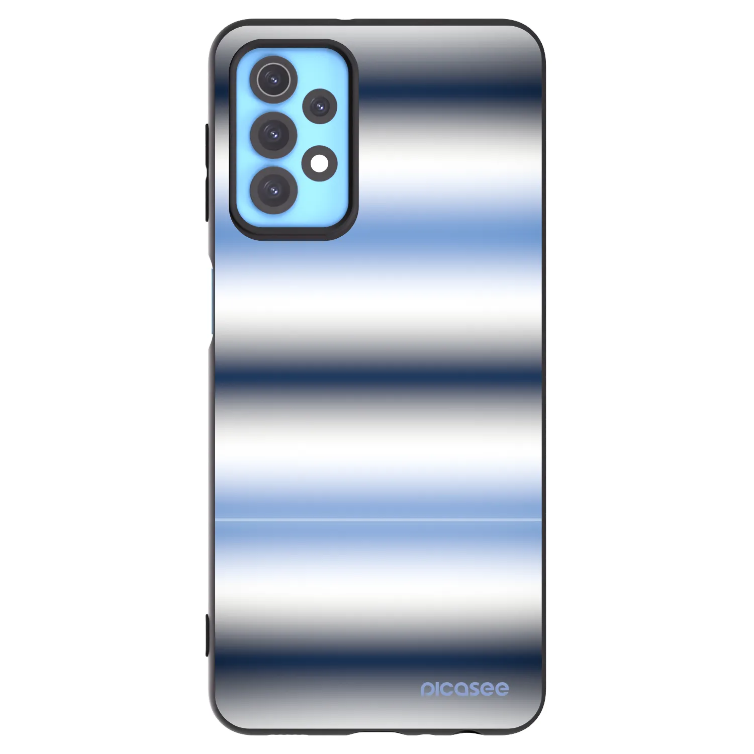 Picasee silikonski črni ovitek za Samsung Galaxy A32 4G SM-A325F - Static Lines