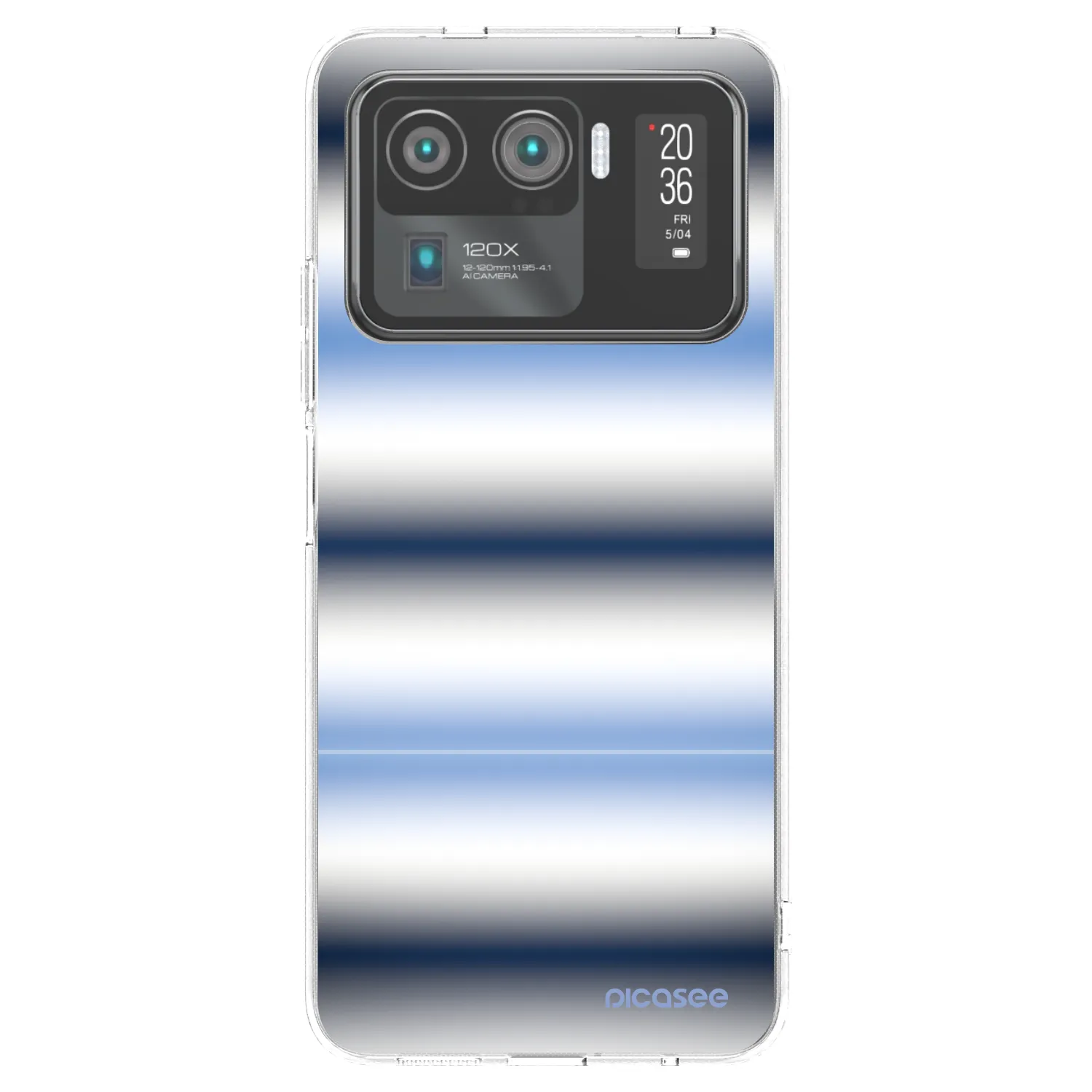 Picasee silikonski prozorni ovitek za Xiaomi Mi 11 Ultra - Static Lines