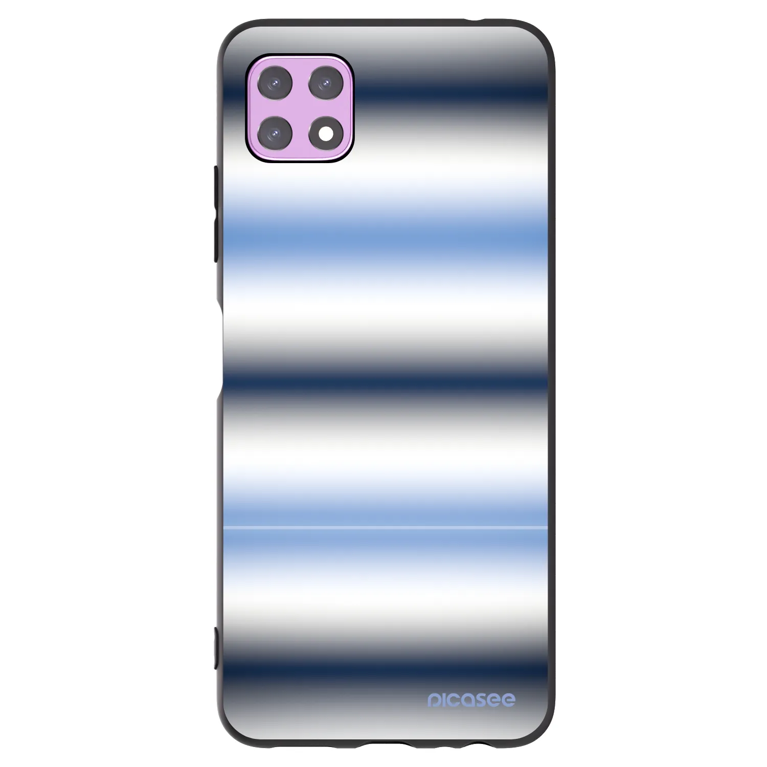 Picasee silikonski črni ovitek za Samsung Galaxy A22 A226B 5G - Static Lines