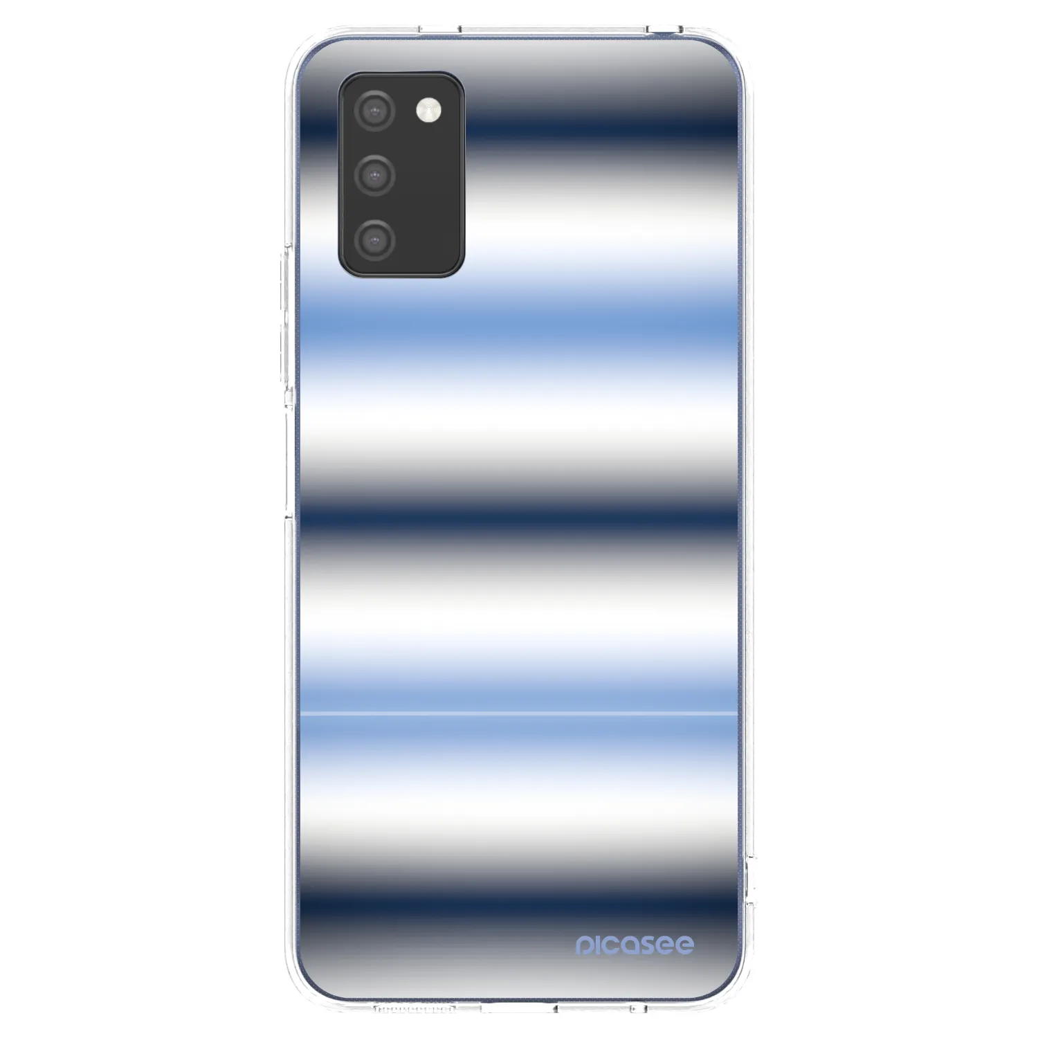 Picasee silikonski prozorni ovitek za Samsung Galaxy A02s A025G - Static Lines