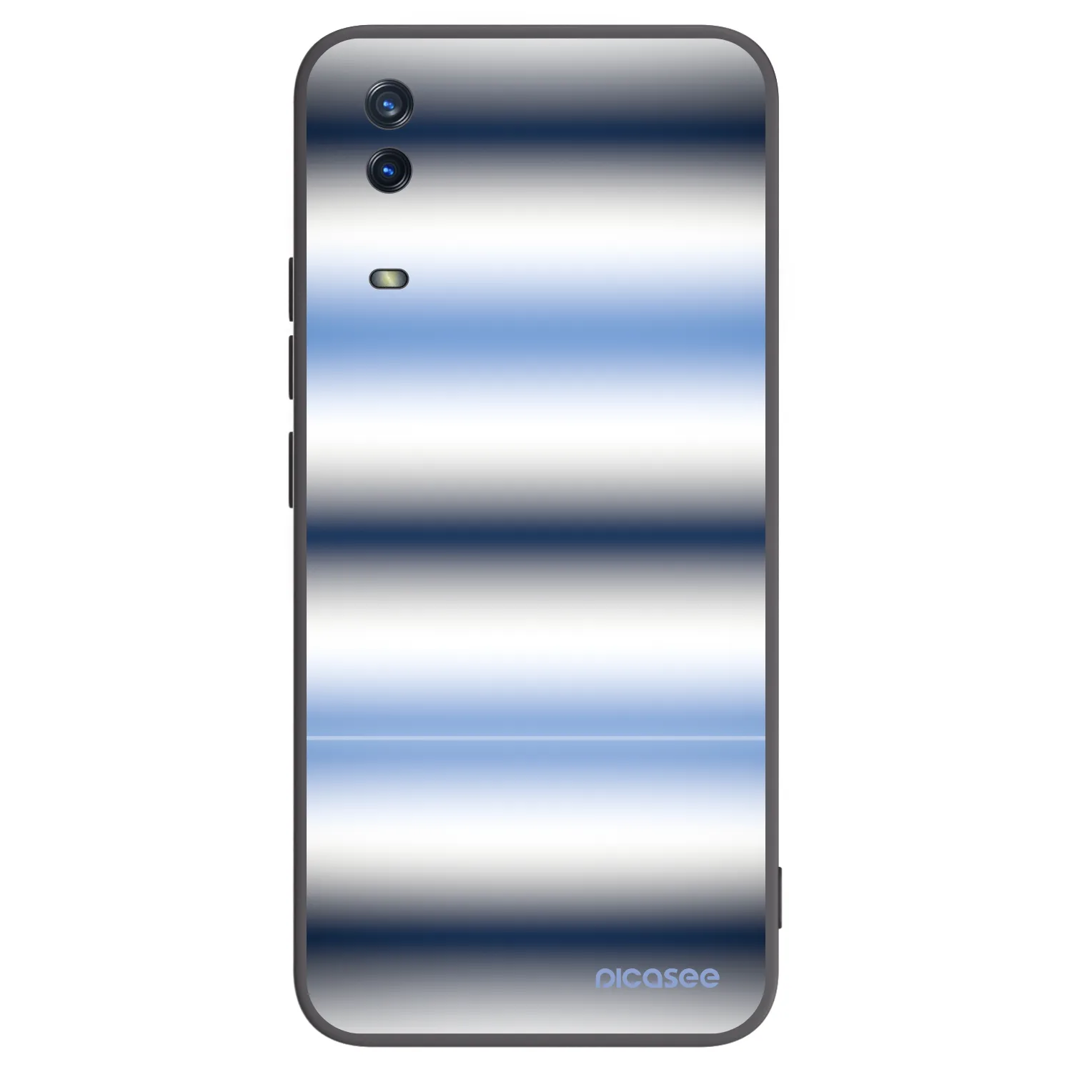 Picasee silikonski črni ovitek za Vivo Y11s - Static Lines