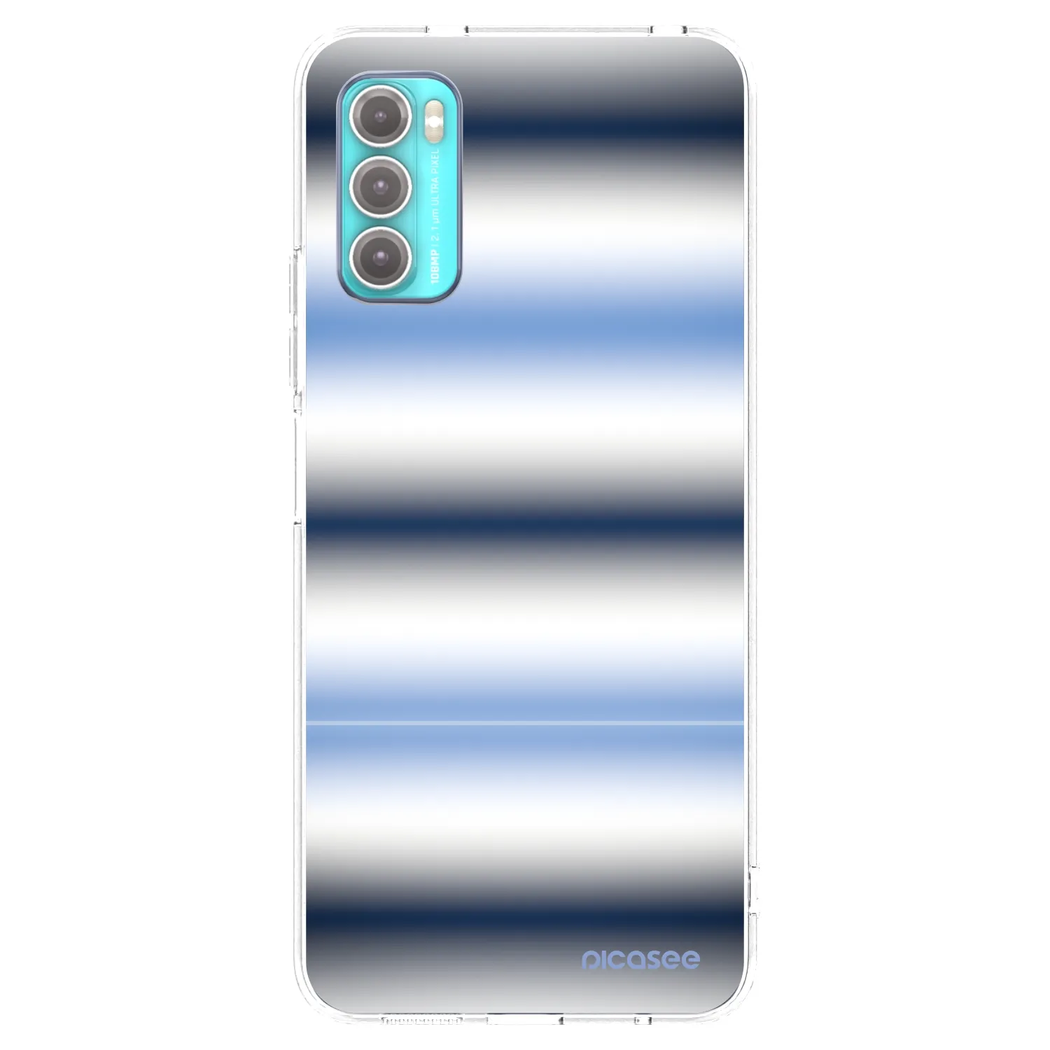 Picasee silikonski prozorni ovitek za Motorola Moto G60 - Static Lines