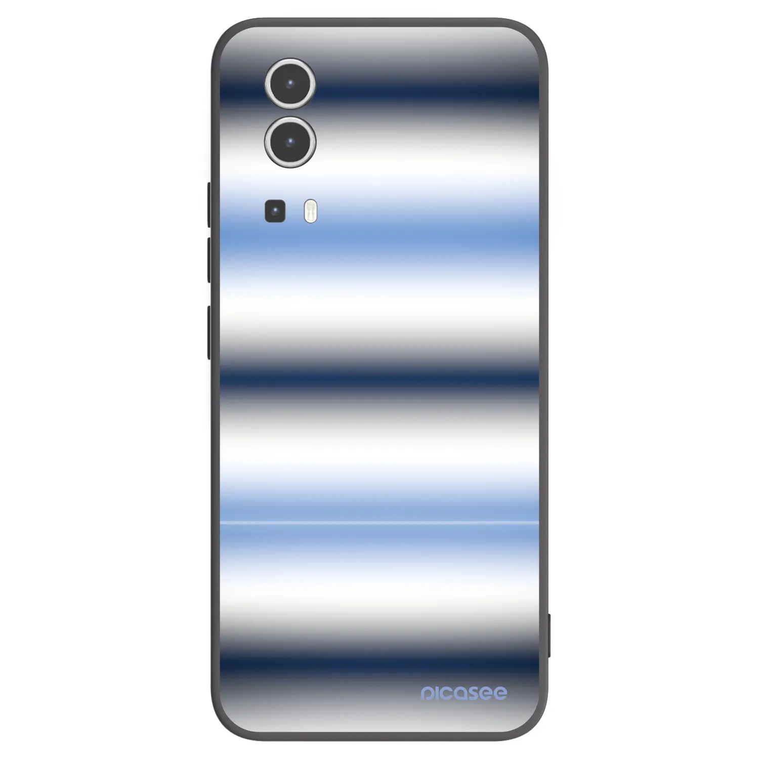 Picasee silikonski črni ovitek za Vivo Y72 5G - Static Lines