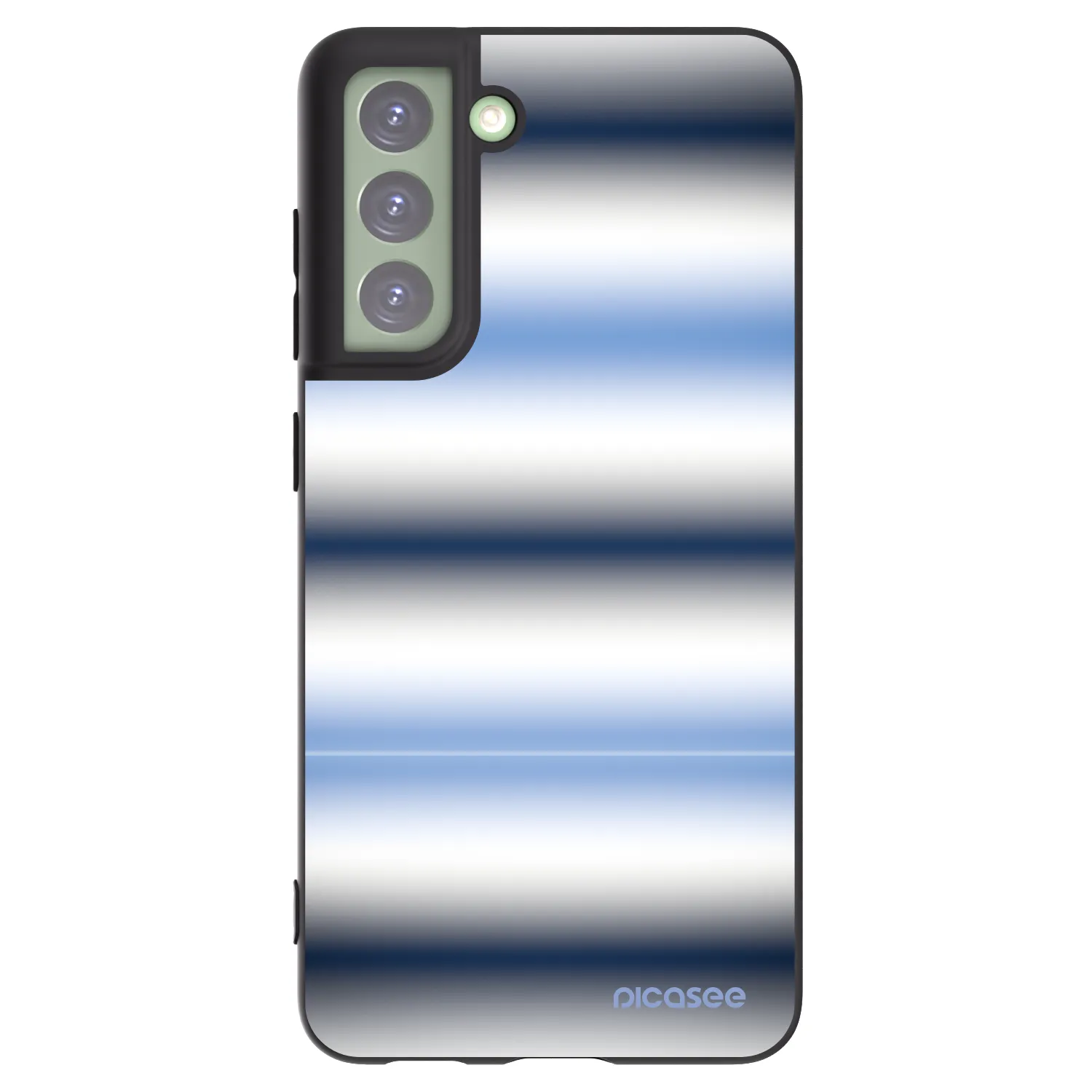 Picasee silikonski črni ovitek za Samsung Galaxy S21 FE 5G - Static Lines