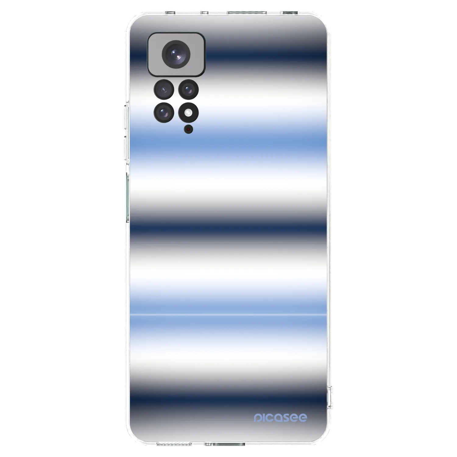 Picasee silikonski prozorni ovitek za Xiaomi Redmi Note 11S 4G - Static Lines