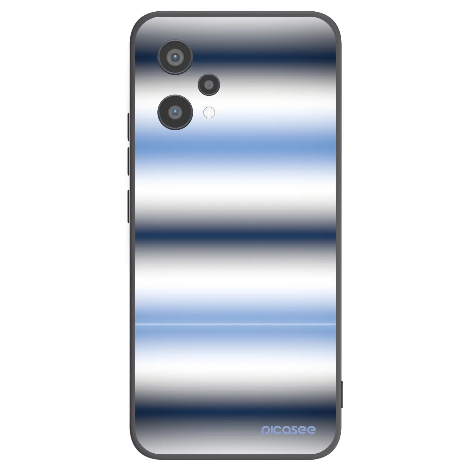 Picasee silikonski črni ovitek za Realme 9 Pro 5G - Static Lines
