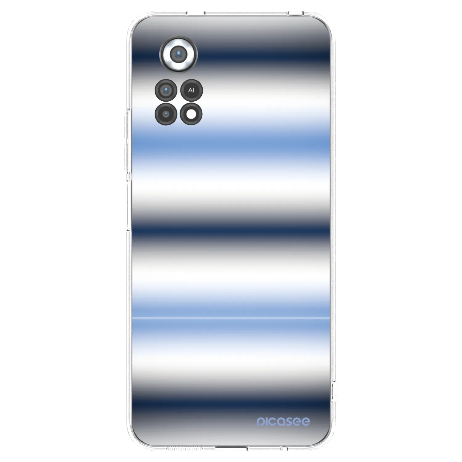 Picasee silikonski prozorni ovitek za Xiaomi Poco X4 Pro 5G - Static Lines