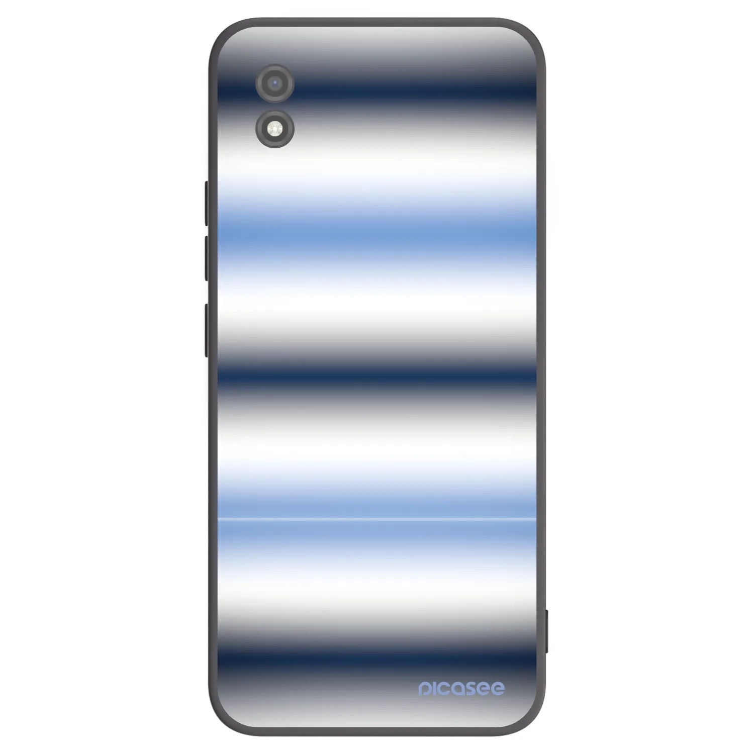 Picasee silikonski črni ovitek za Realme C11 (2021) - Static Lines