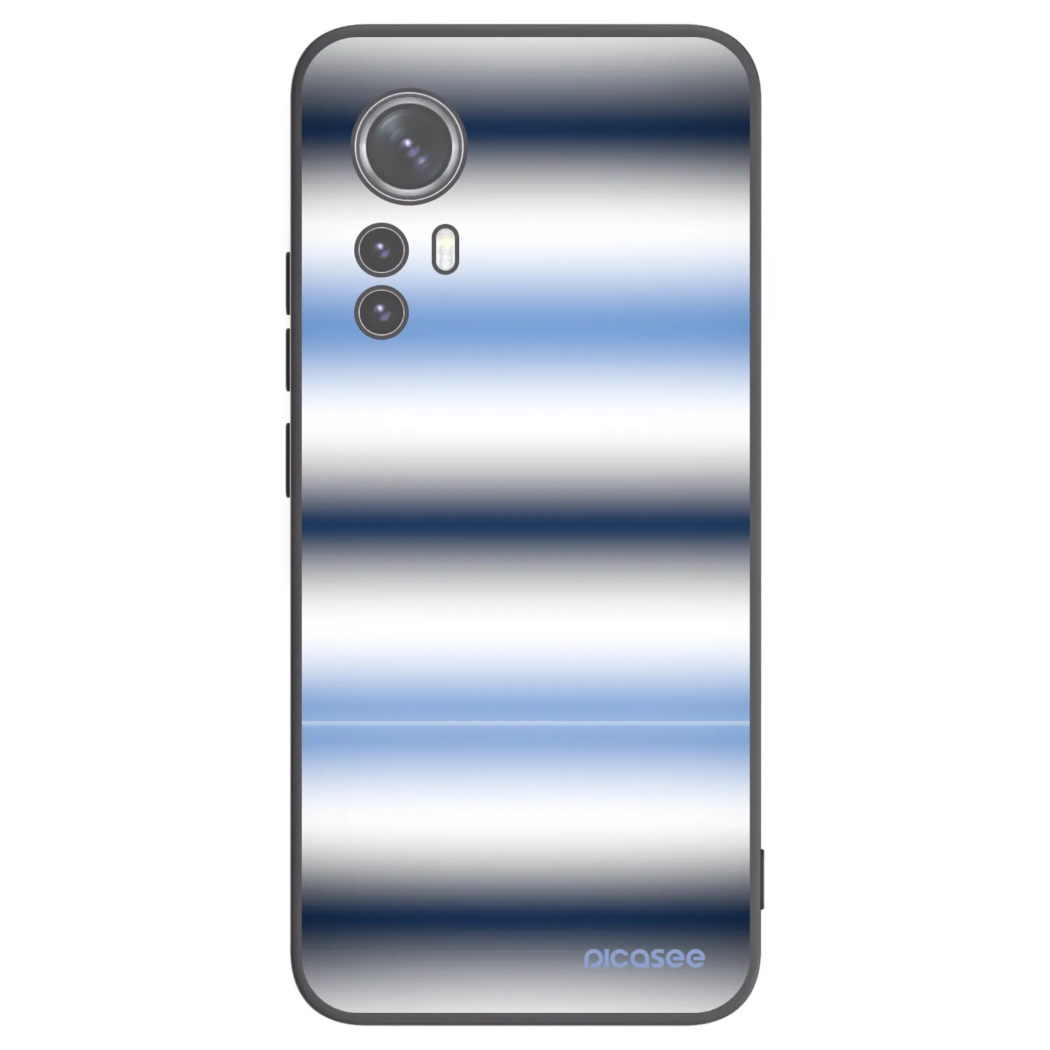 Picasee silikonski črni ovitek za Xiaomi 12 - Static Lines