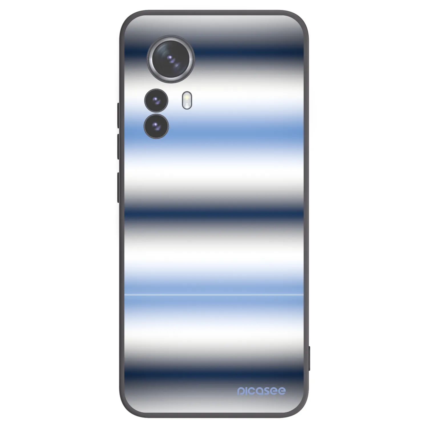 Picasee silikonski črni ovitek za Xiaomi 12 Pro - Static Lines
