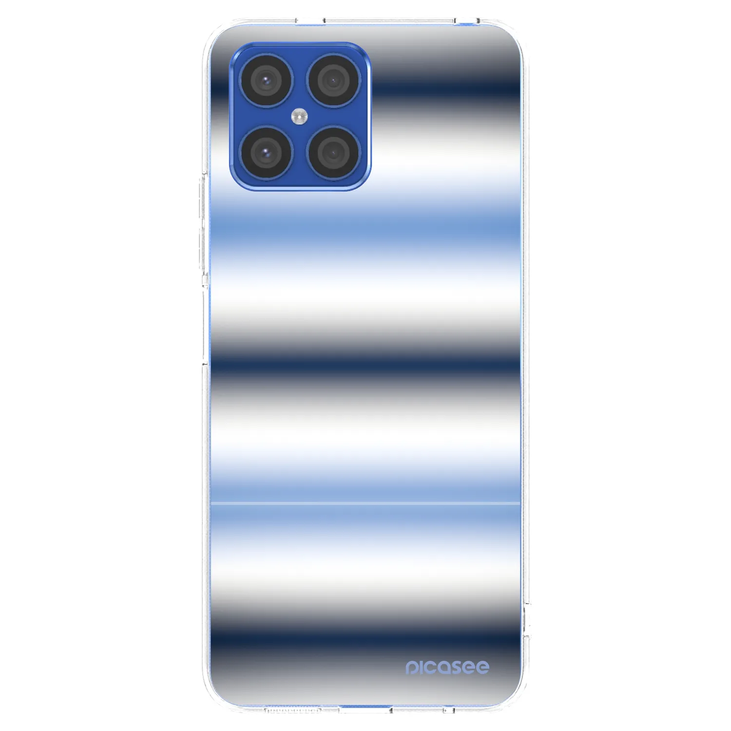 Picasee silikonski prozorni ovitek za Honor X8 4G - Static Lines