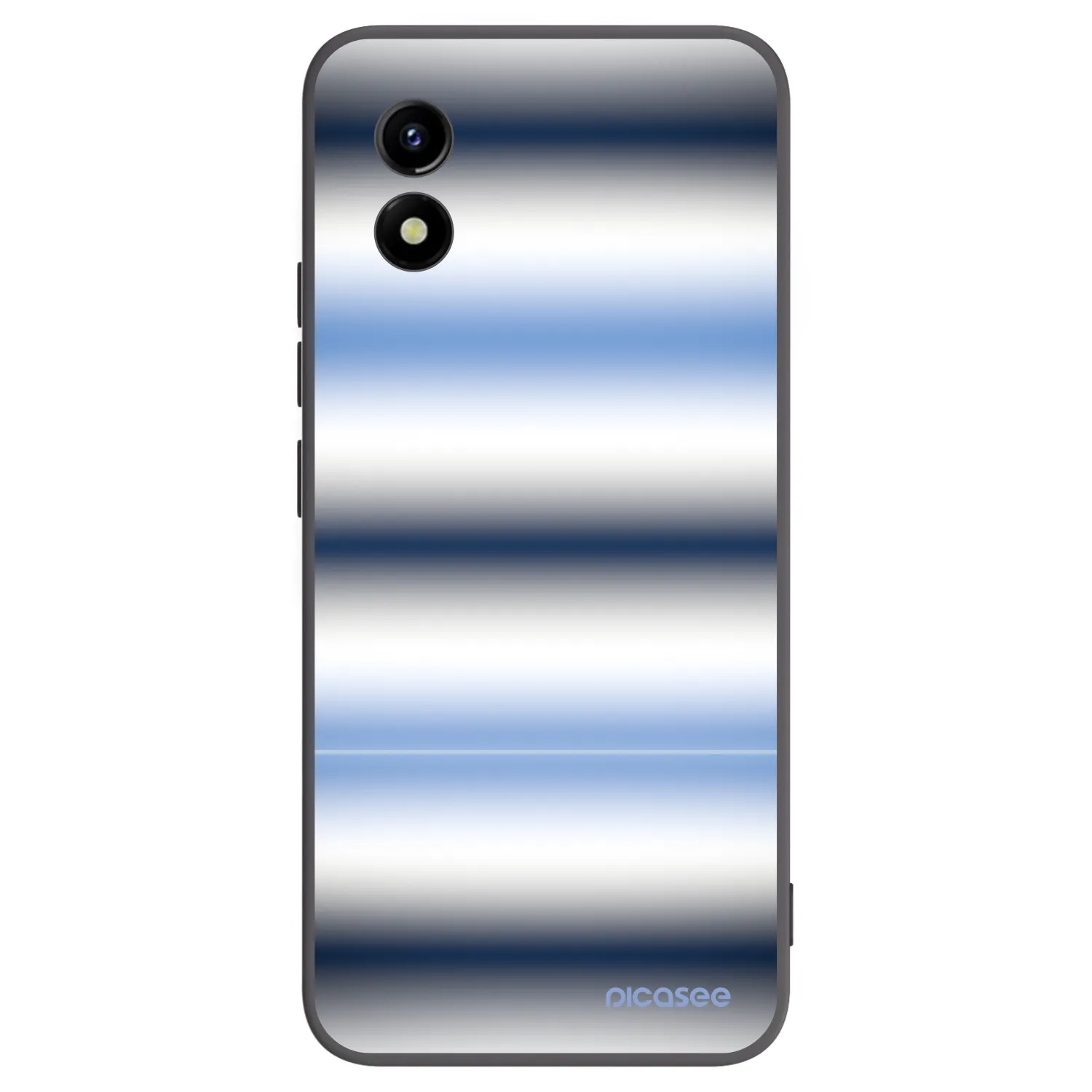 Picasee silikonski črni ovitek za Vivo Y01 - Static Lines