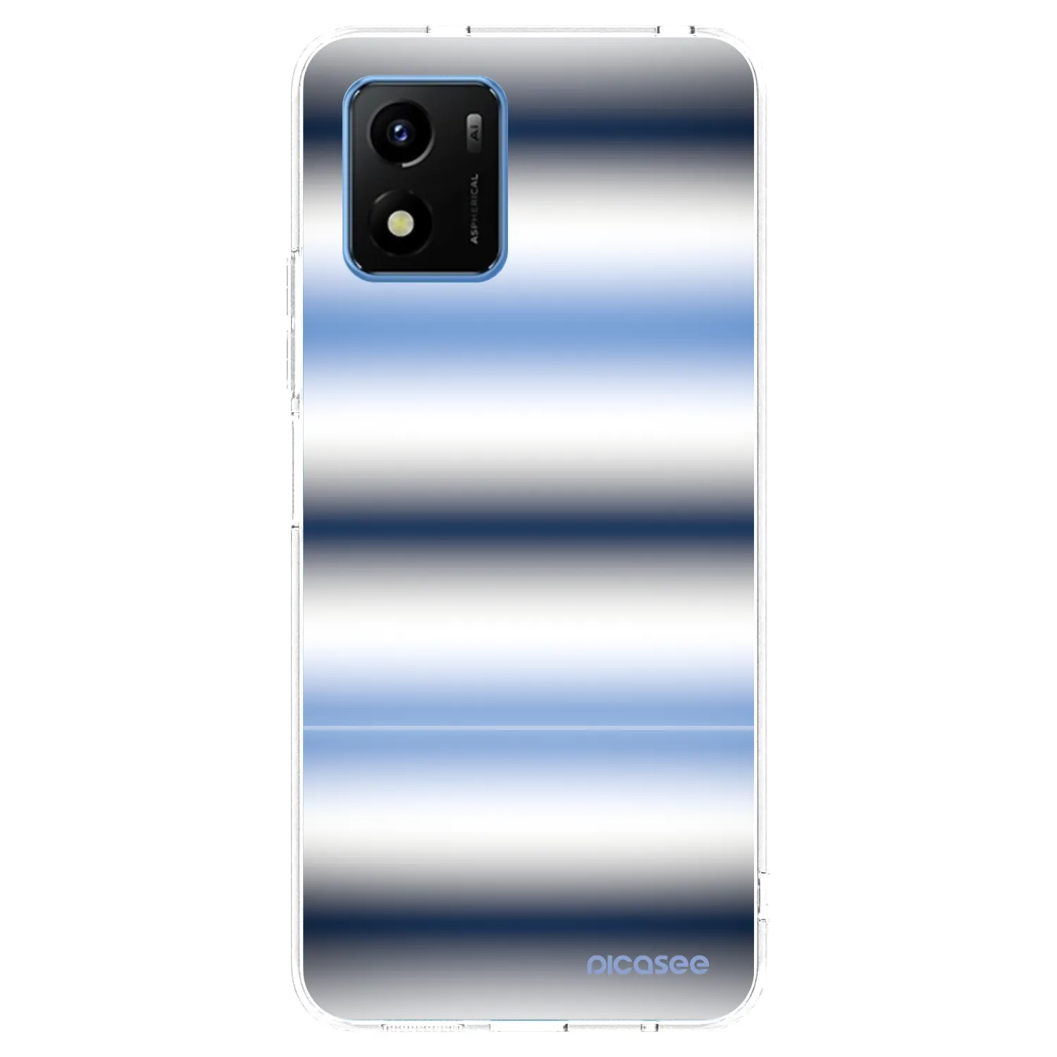 Picasee silikonski prozorni ovitek za Vivo Y01 - Static Lines