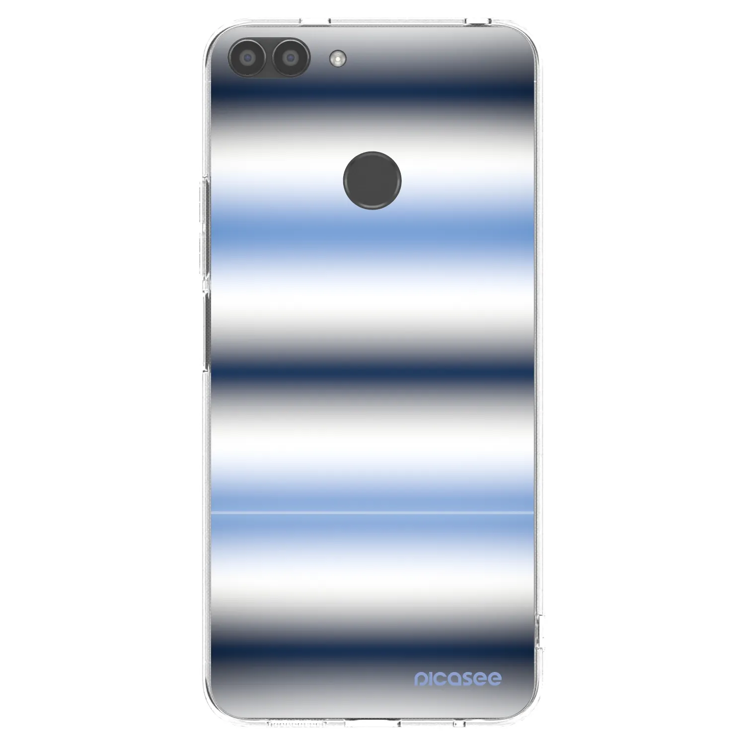 Picasee silikonski prozorni ovitek za Huawei P Smart - Static Lines