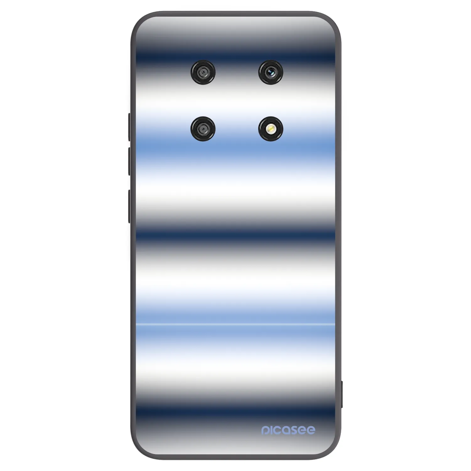 Picasee silikonski črni ovitek za Honor Magic4 Lite 5G - Static Lines
