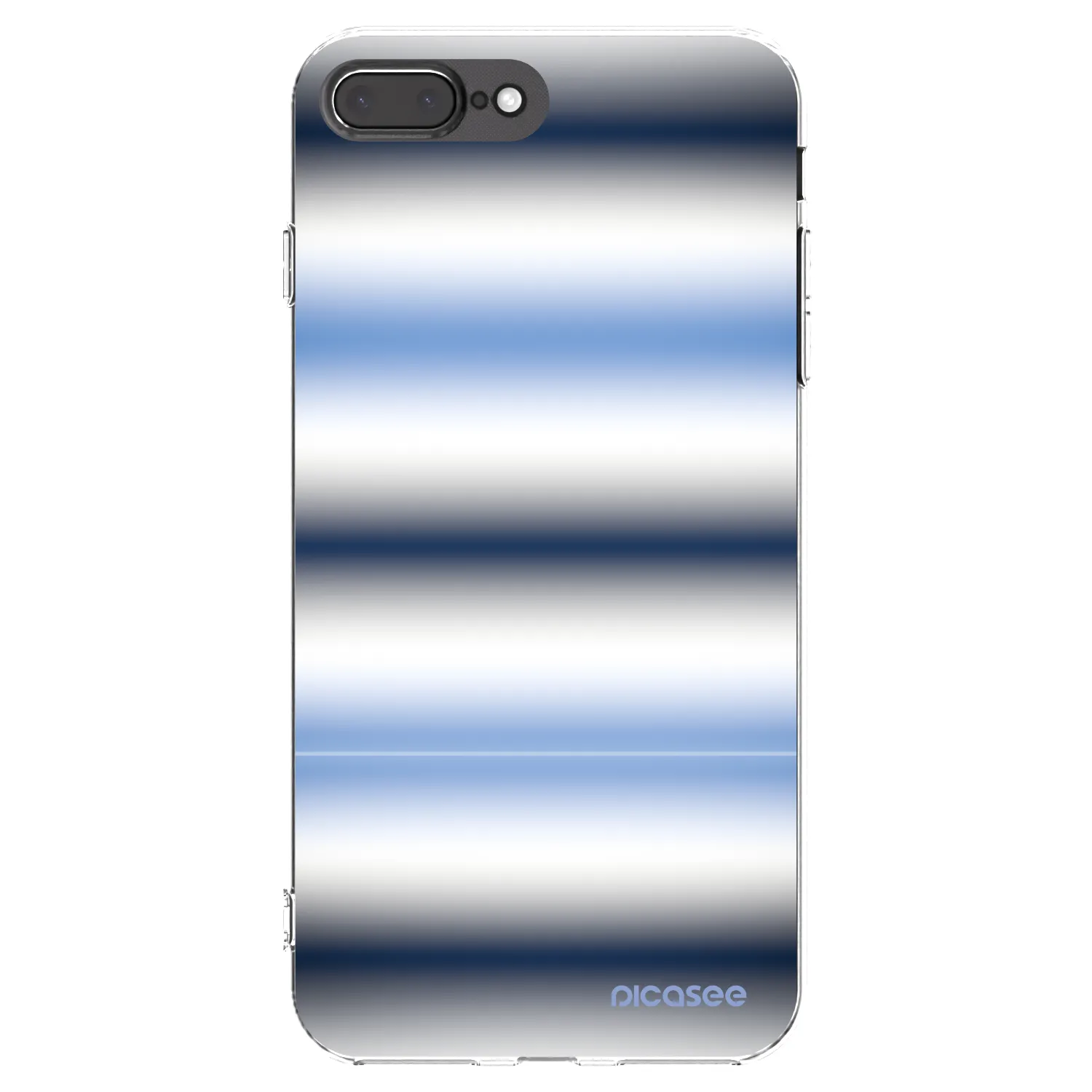 Picasee silikonski prozorni ovitek za Apple iPhone 8 Plus - Static Lines