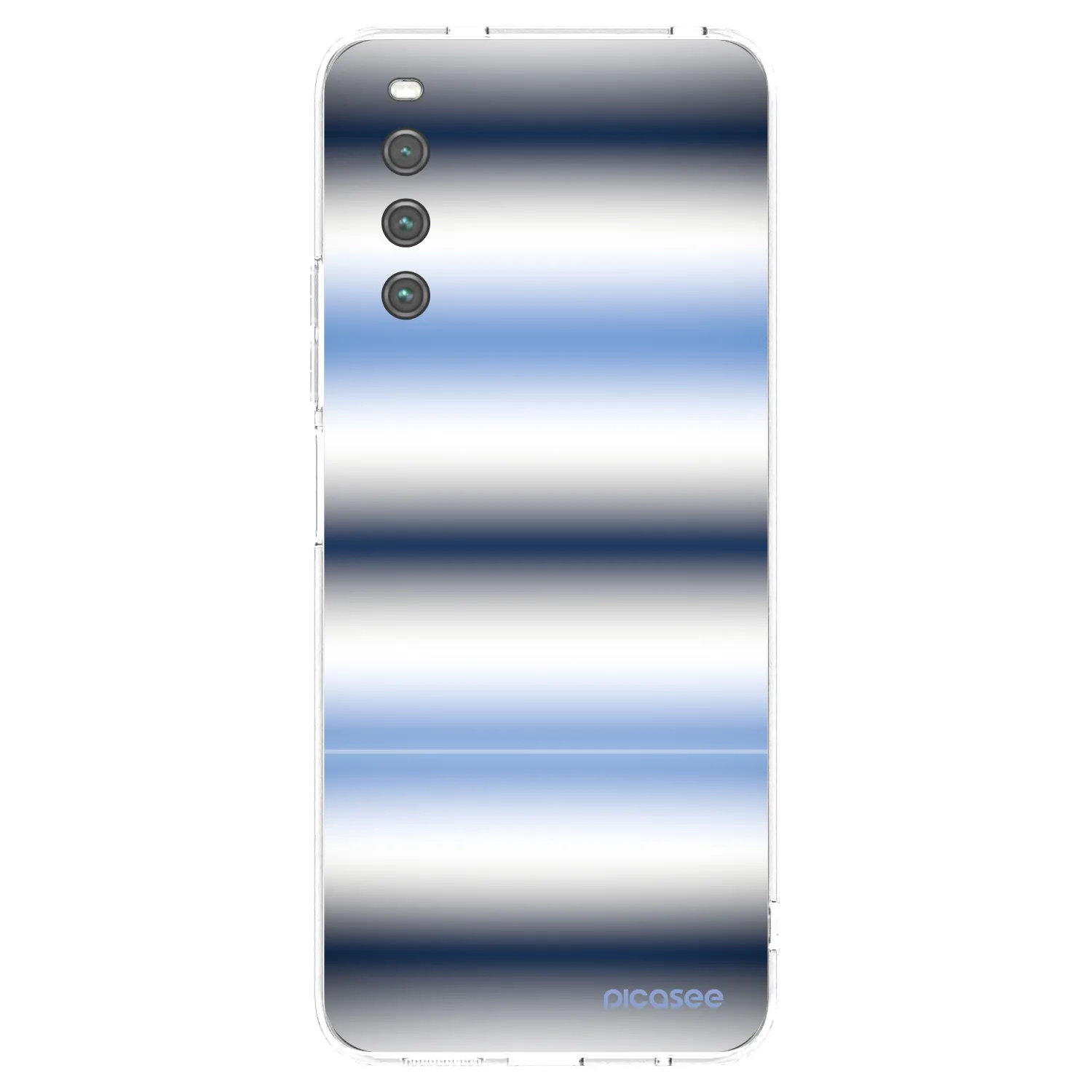 Picasee silikonski prozorni ovitek za Sony Xperia 10 IV 5G - Static Lines