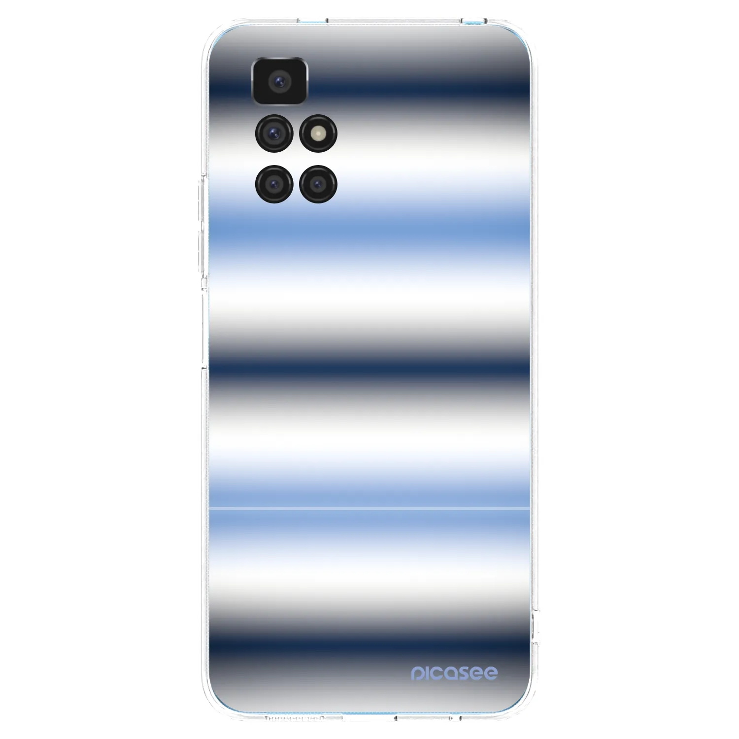 Picasee silikonski prozorni ovitek za Xiaomi Redmi 10 (2022) - Static Lines