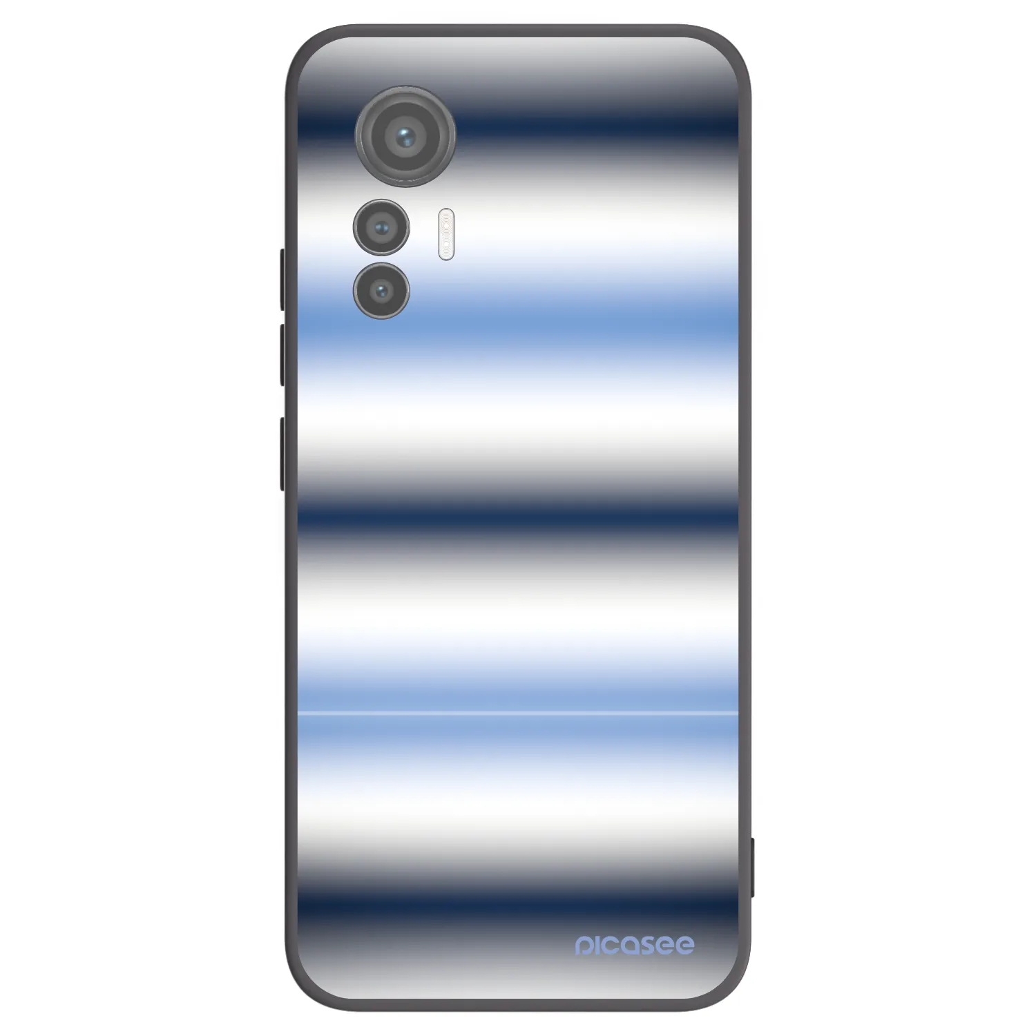 Picasee silikonski črni ovitek za Xiaomi 12 Lite - Static Lines