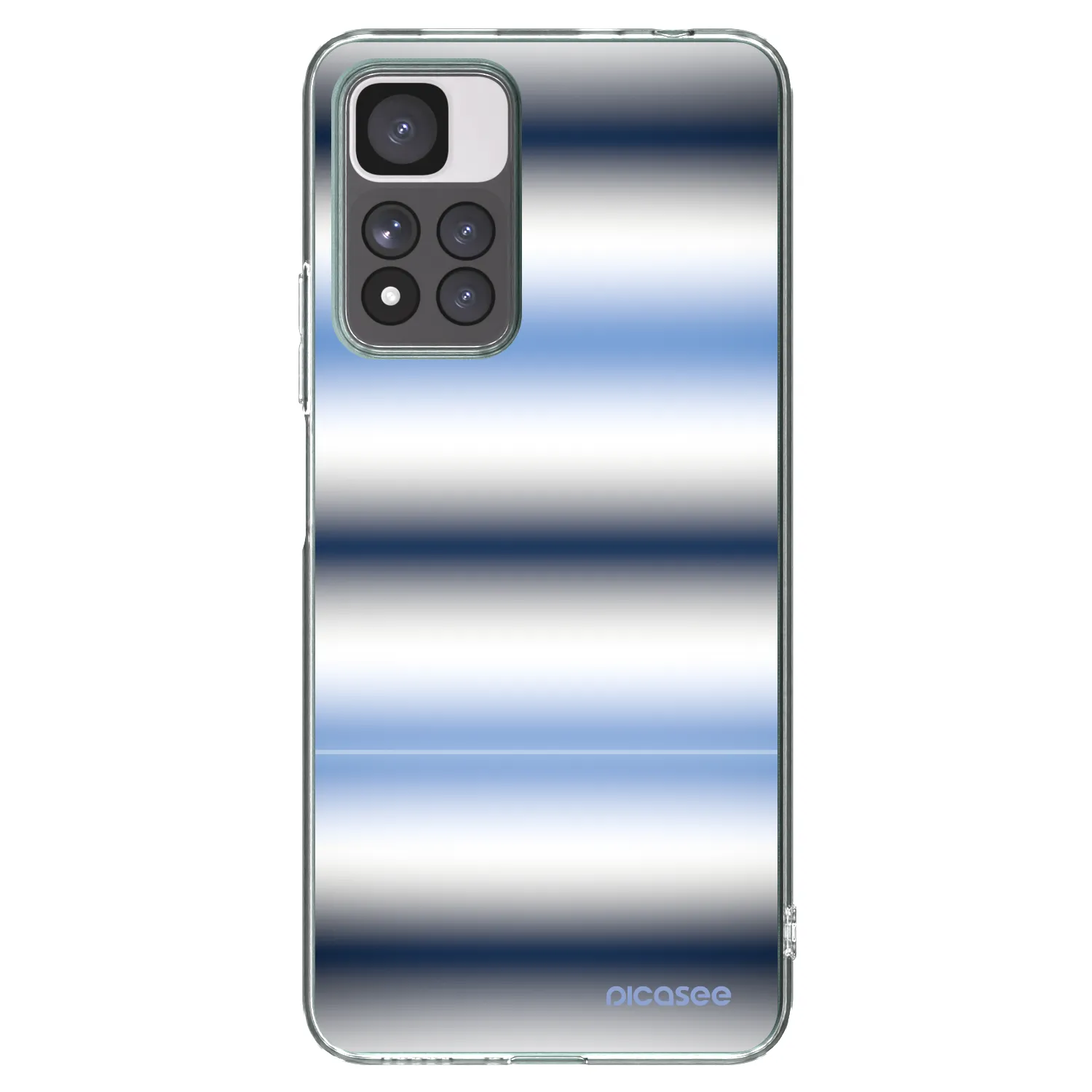 Picasee silikonski prozorni ovitek za Xiaomi Redmi Note 11 Pro+ 5G - Static Lines