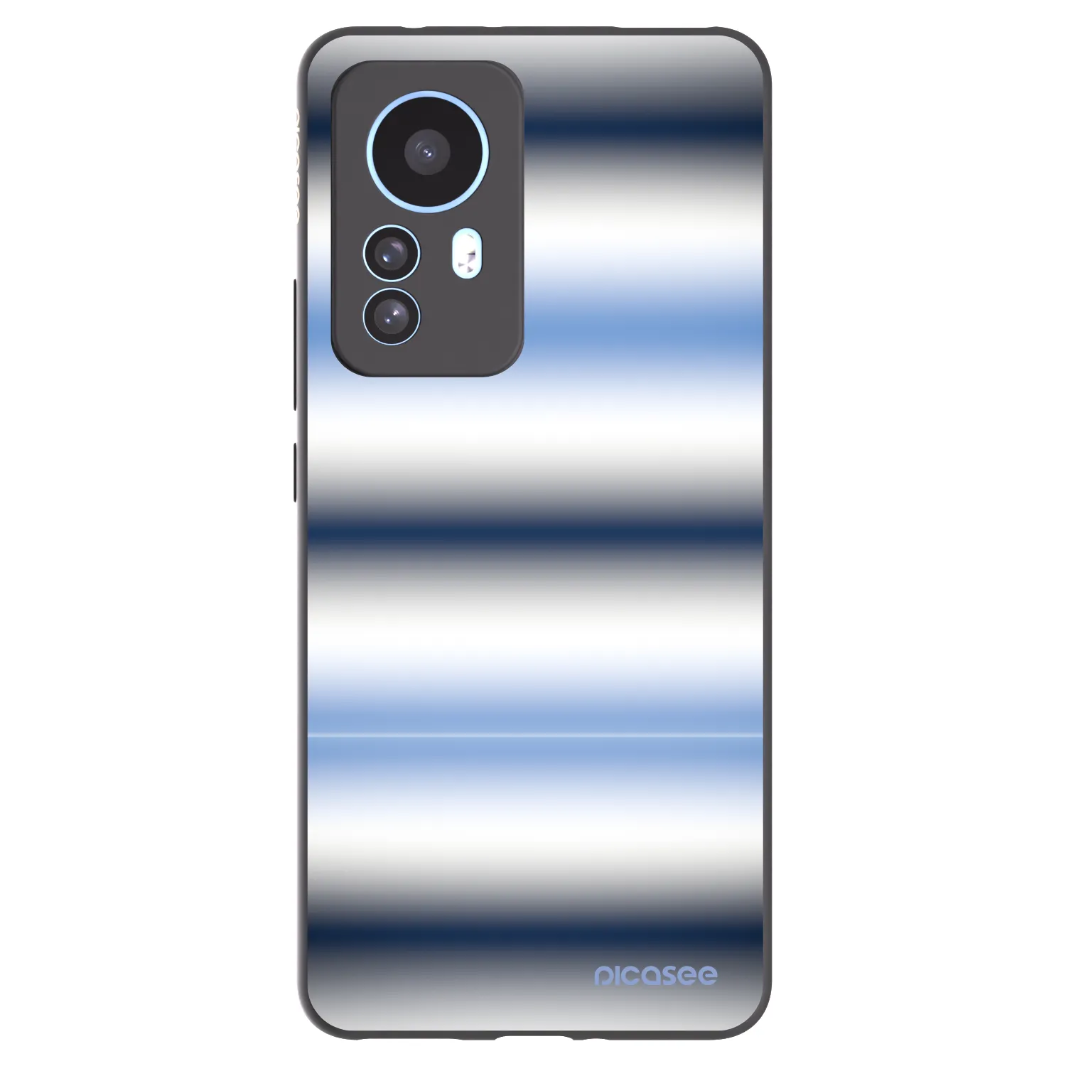 Picasee silikonski črni ovitek za Xiaomi 12T Pro - Static Lines