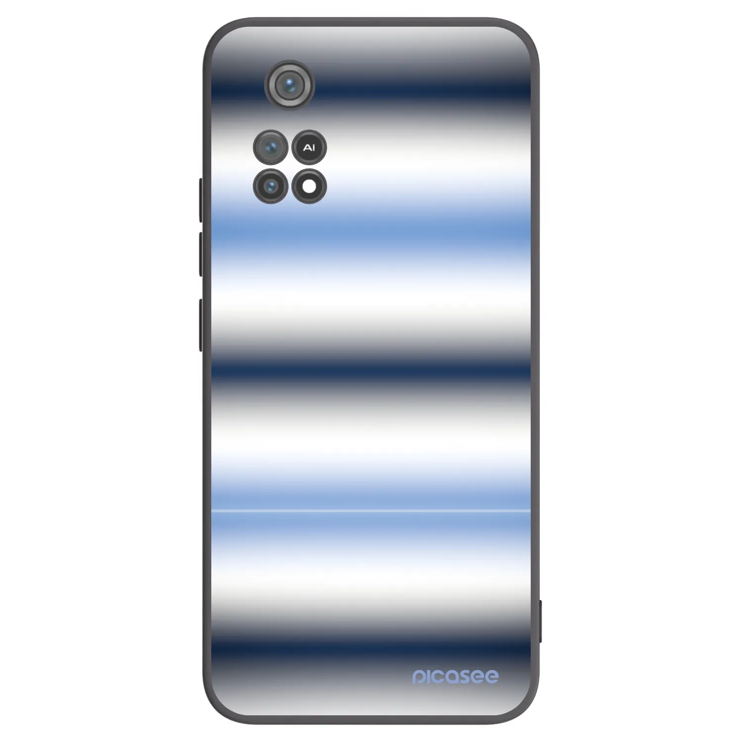 Picasee silikonski črni ovitek za Xiaomi Poco M4 Pro - Static Lines