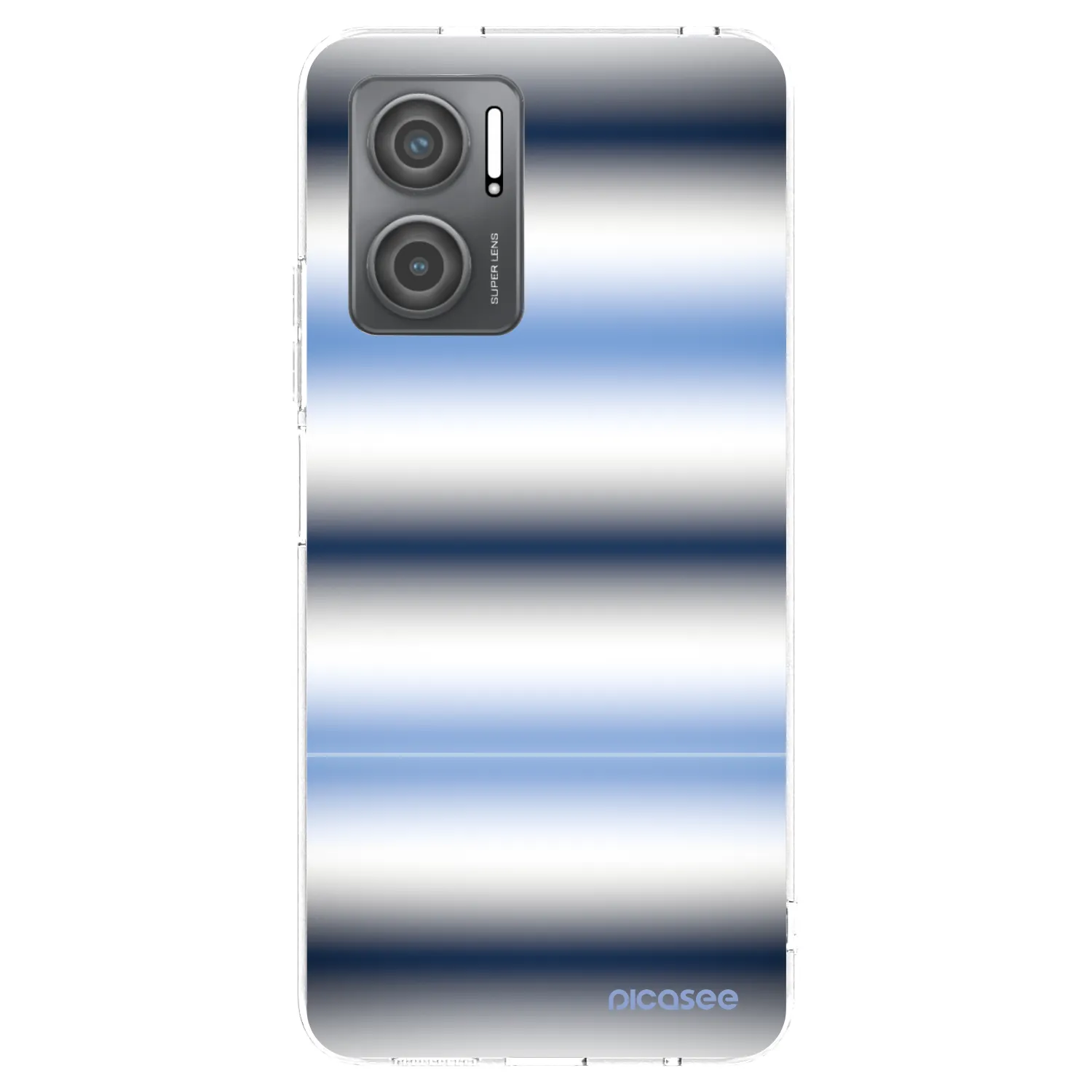 Picasee silikonski prozorni ovitek za Xiaomi Redmi 10 5G - Static Lines