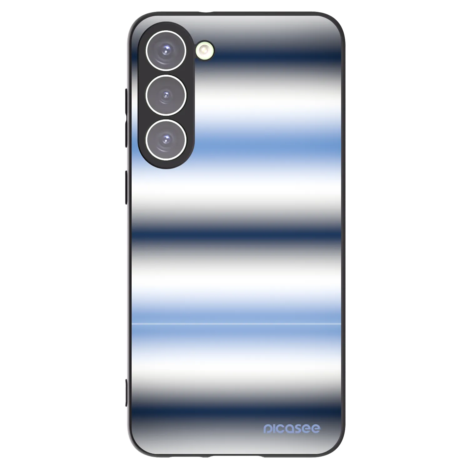 Picasee silikonski črni ovitek za Samsung Galaxy S23+ 5G - Static Lines