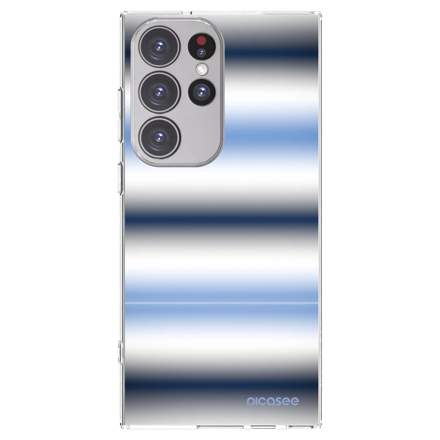 Picasee silikonski prozorni ovitek za Samsung Galaxy S23 Ultra 5G - Static Lines