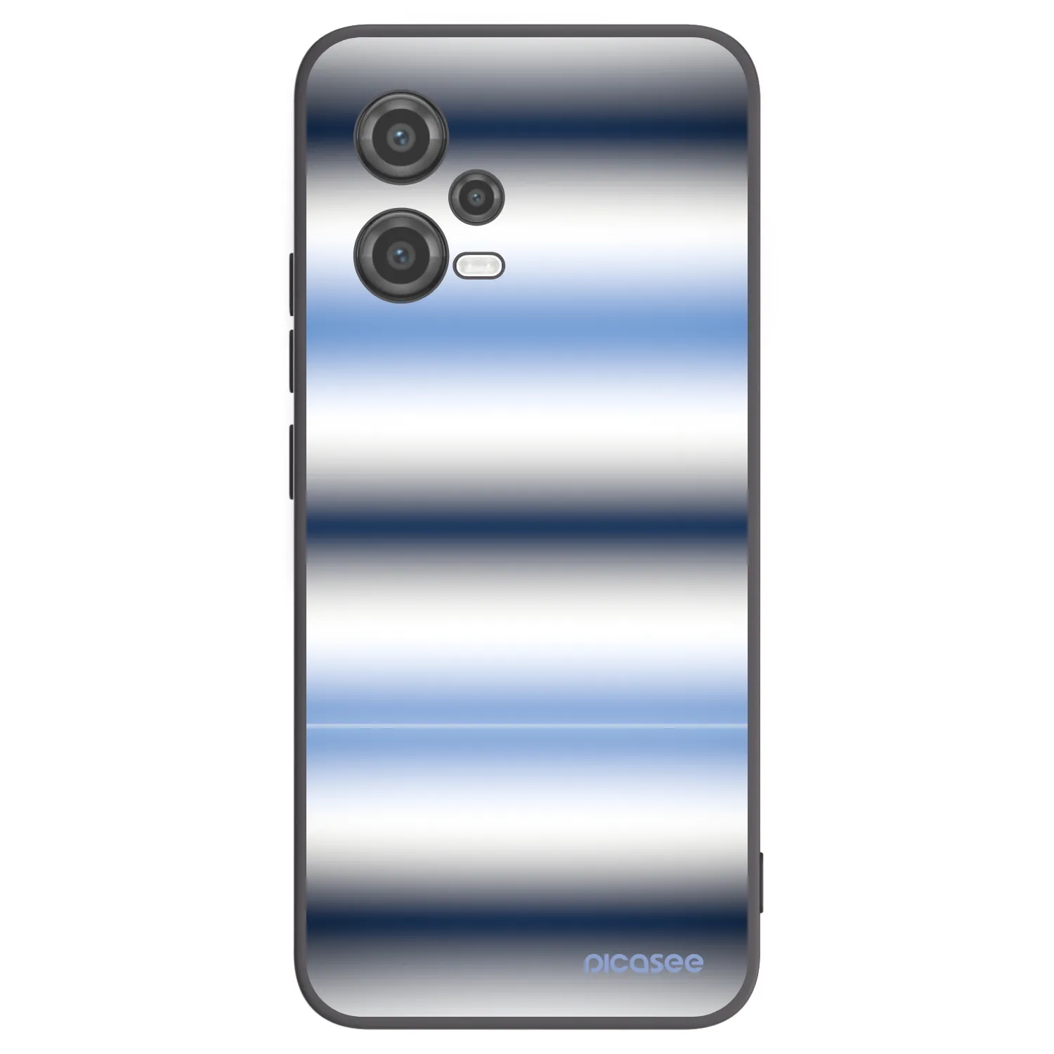 Picasee silikonski črni ovitek za Xiaomi Poco X5 - Static Lines