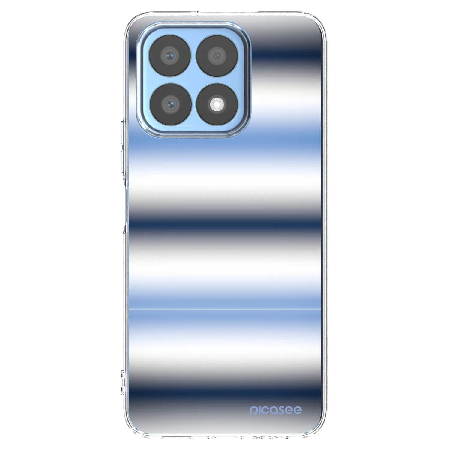 Picasee silikonski prozorni ovitek za Honor X8a - Static Lines