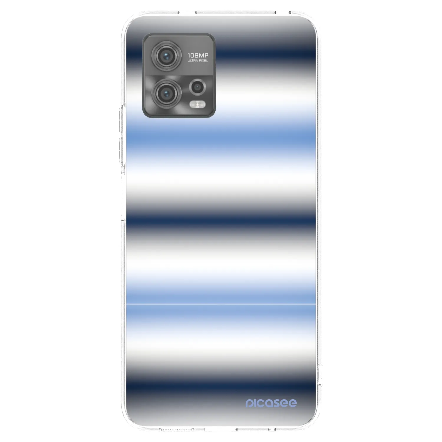 Picasee silikonski prozorni ovitek za Motorola Moto G72 - Static Lines
