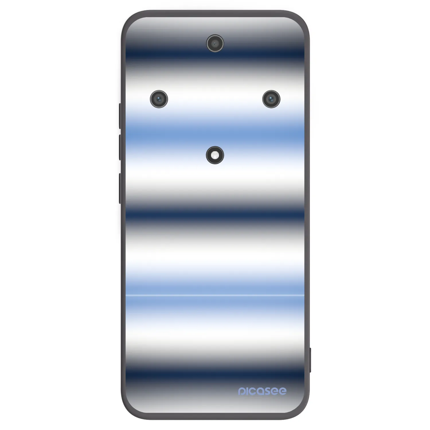 Picasee silikonski črni ovitek za Honor Magic5 Lite 5G - Static Lines