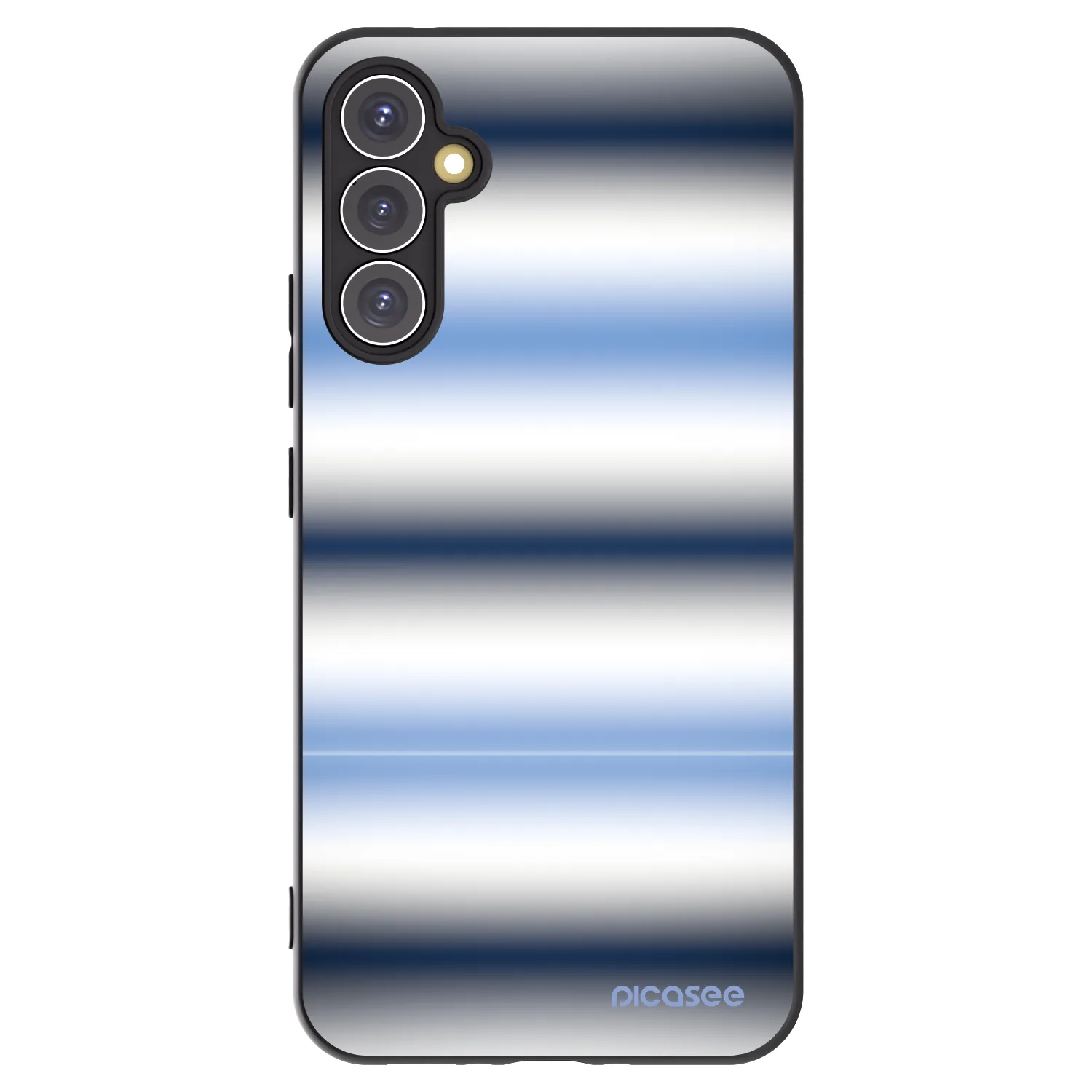 Picasee silikonski črni ovitek za Samsung Galaxy A34 5G A346B - Static Lines