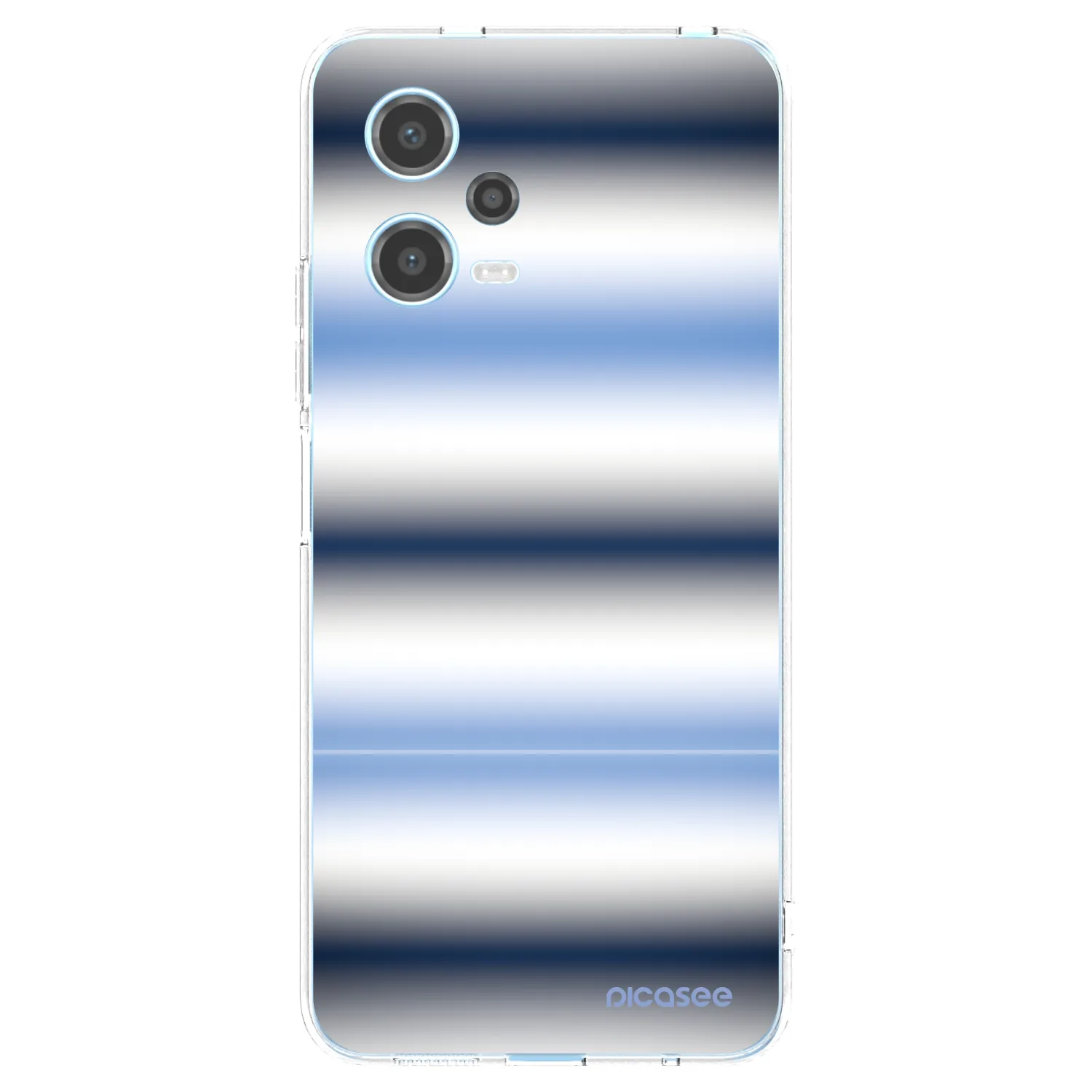 Picasee silikonski prozorni ovitek za Xiaomi Redmi Note 12 5G - Static Lines