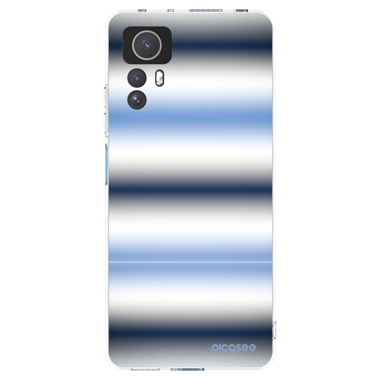 Picasee silikonski prozorni ovitek za Xiaomi Redmi Note 12S - Static Lines