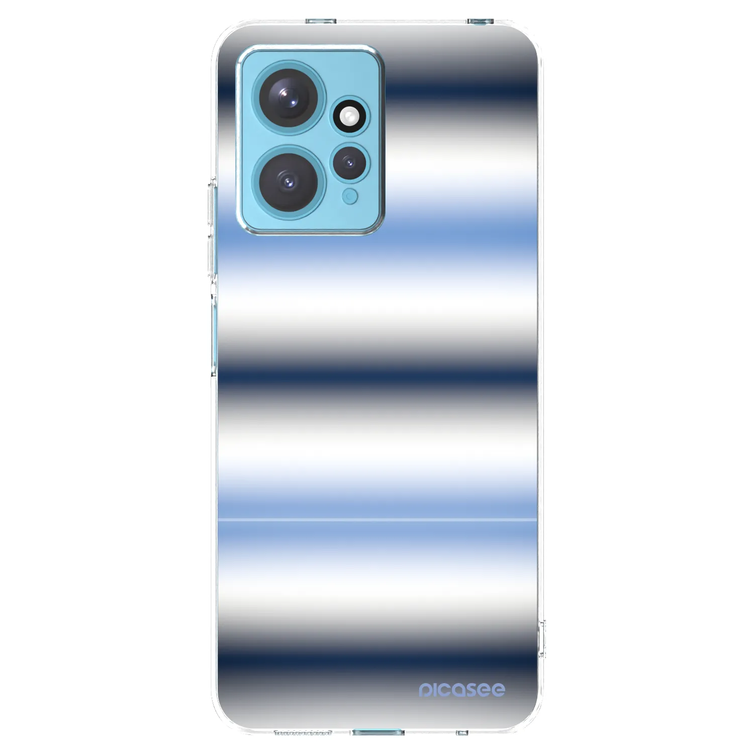 Picasee silikonski prozorni ovitek za Xiaomi Redmi Note 12 4G - Static Lines