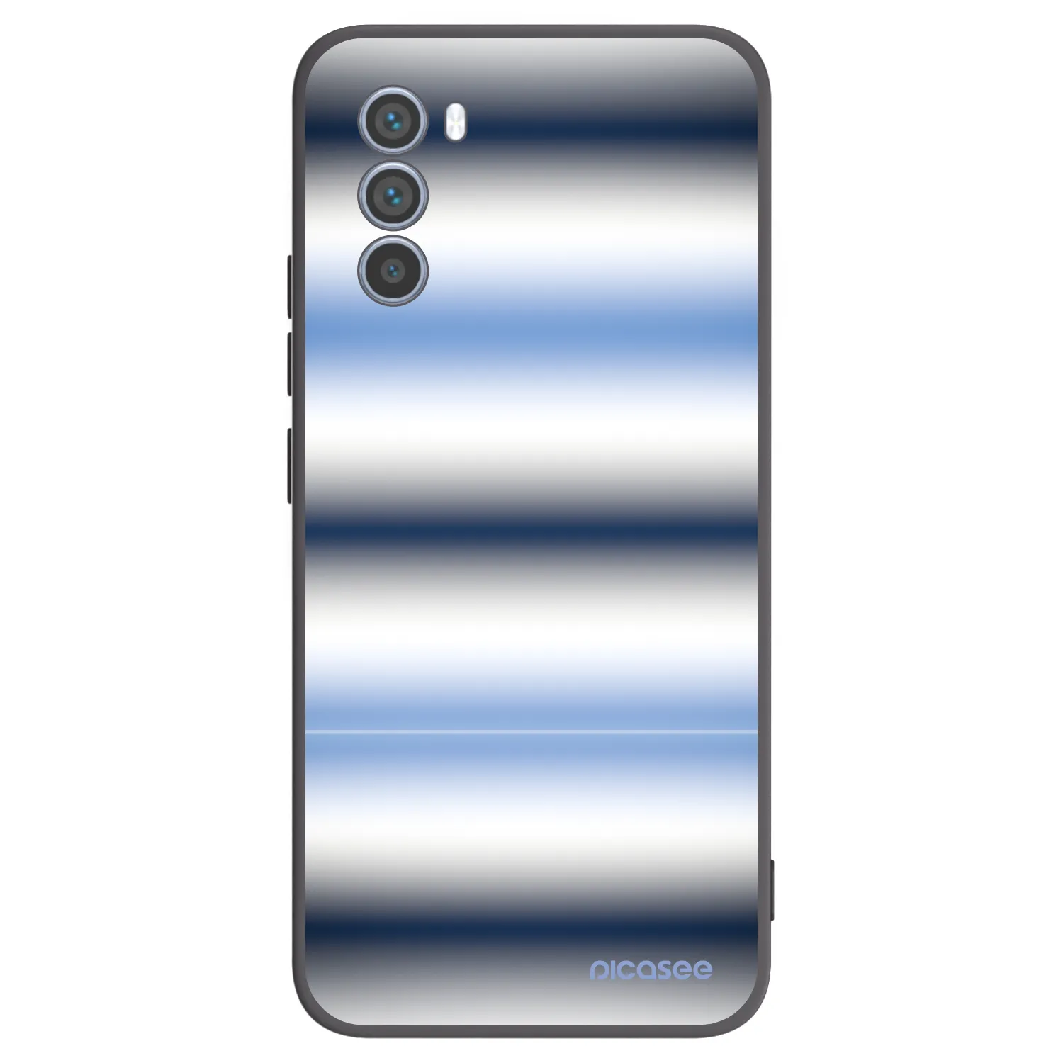 Picasee silikonski črni ovitek za Motorola Moto G62 - Static Lines
