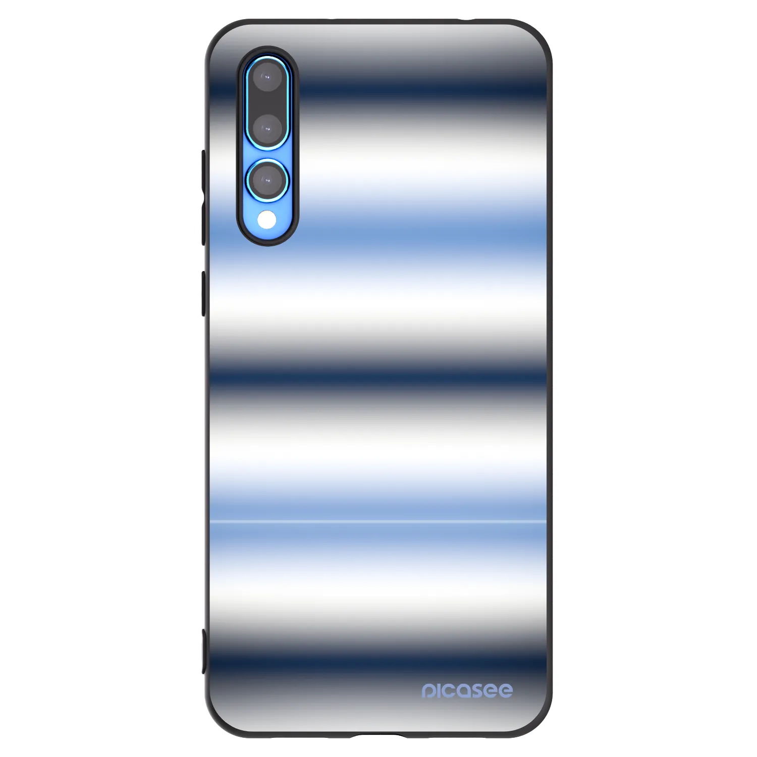 Picasee silikonski črni ovitek za Huawei P20 Pro - Static Lines
