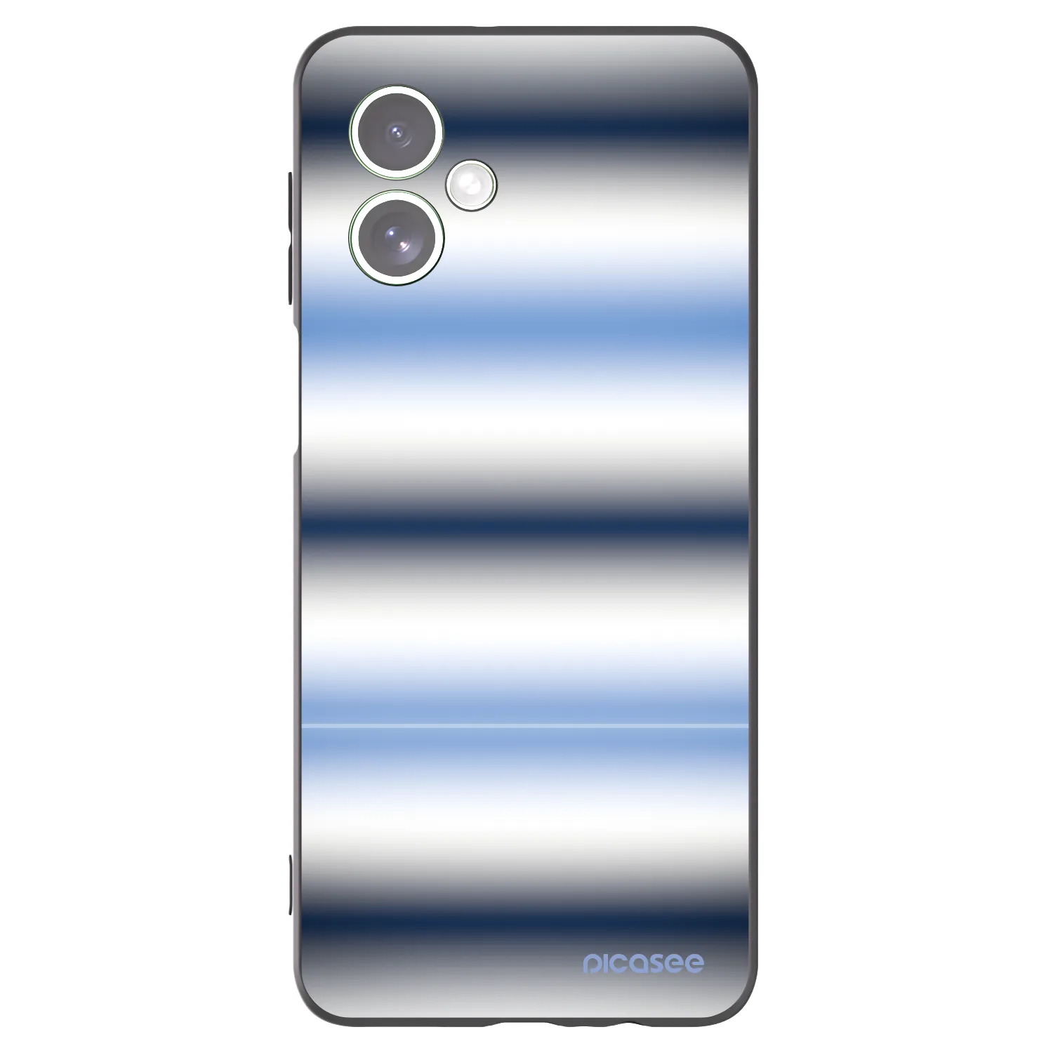 Picasee silikonski črni ovitek za Motorola Moto G54 5G - Static Lines
