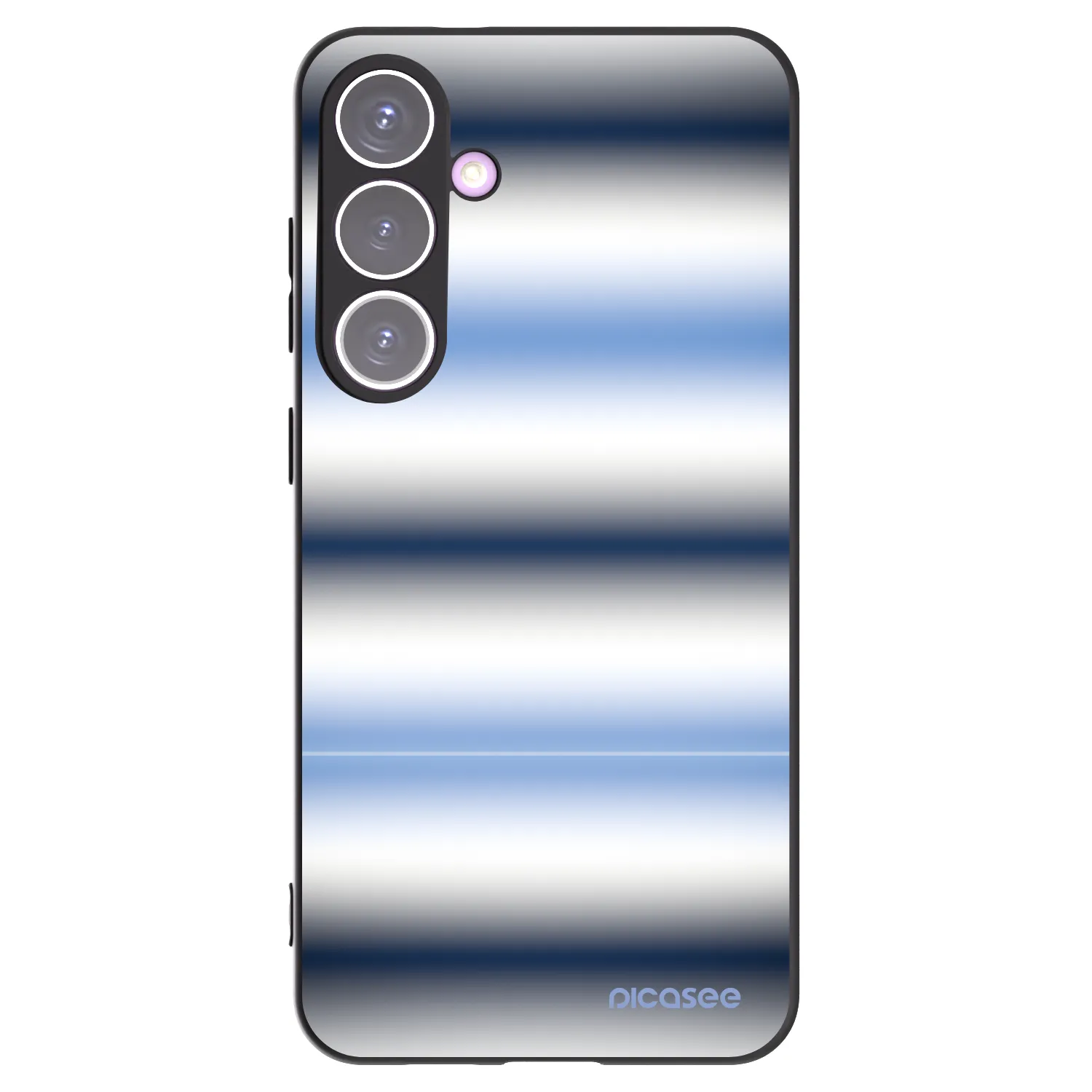 Picasee silikonski črni ovitek za Samsung Galaxy S24+ S926B 5G - Static Lines