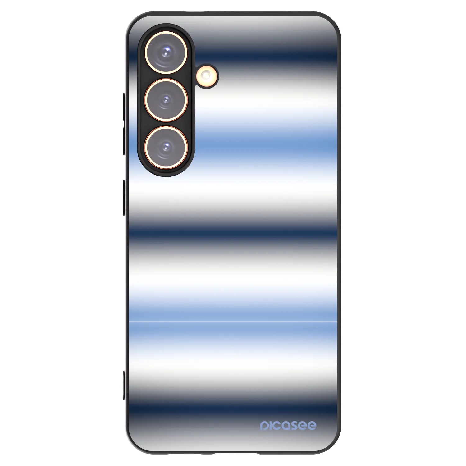 Picasee silikonski črni ovitek za Samsung Galaxy S24 S921B 5G - Static Lines