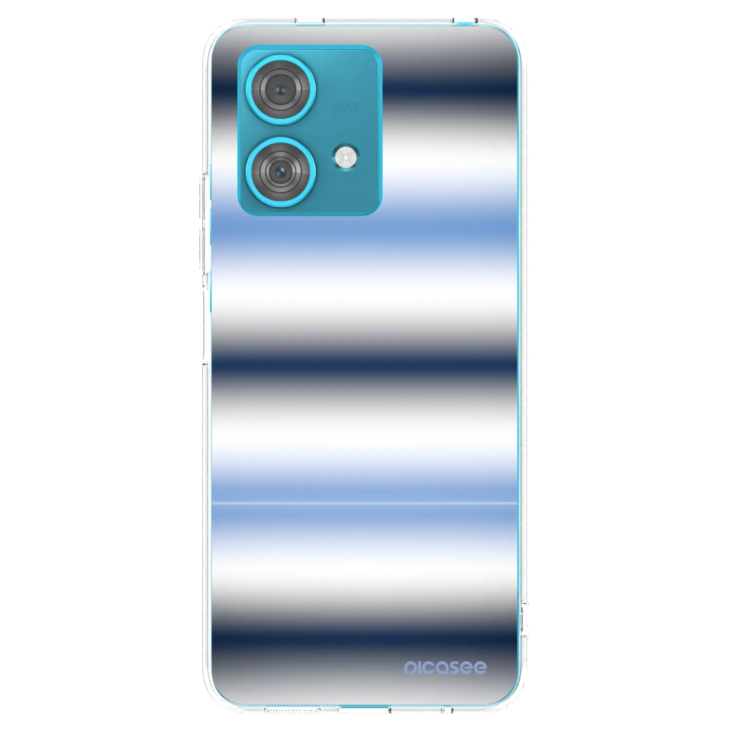 Picasee silikonski prozorni ovitek za Motorola Edge 40 Neo - Static Lines