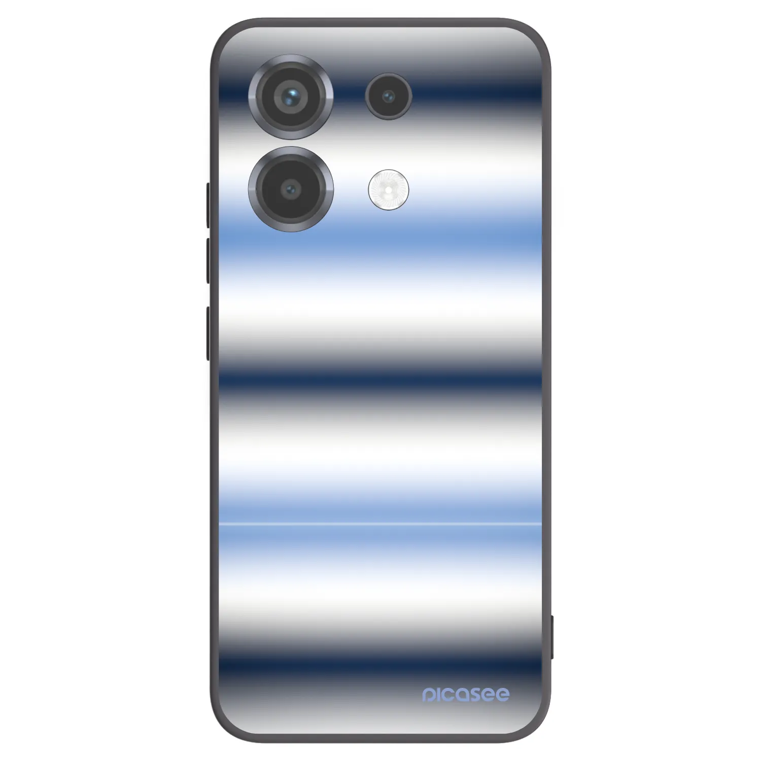 Picasee silikonski črni ovitek za Xiaomi Poco X6 - Static Lines