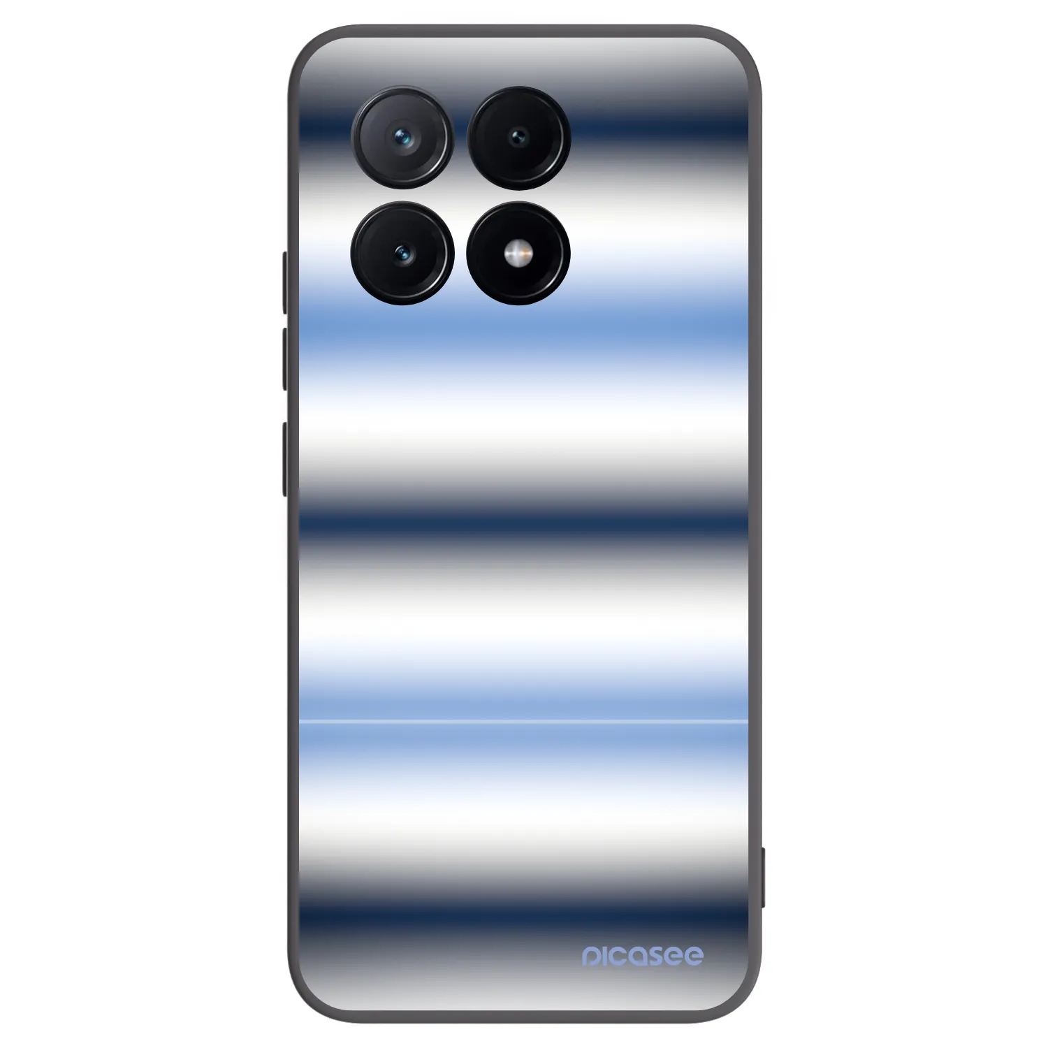 Picasee silikonski črni ovitek za Xiaomi Poco X6 Pro - Static Lines